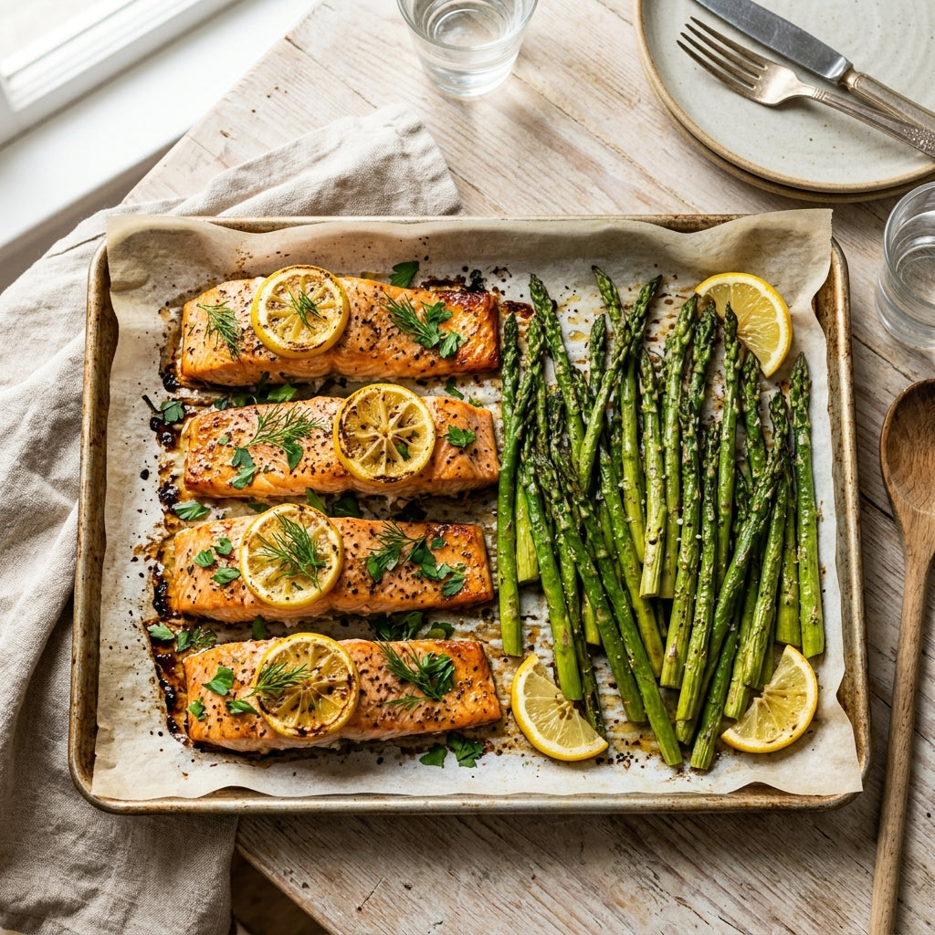 The Refreshing Table: Living Water Lemon Herb Salmon