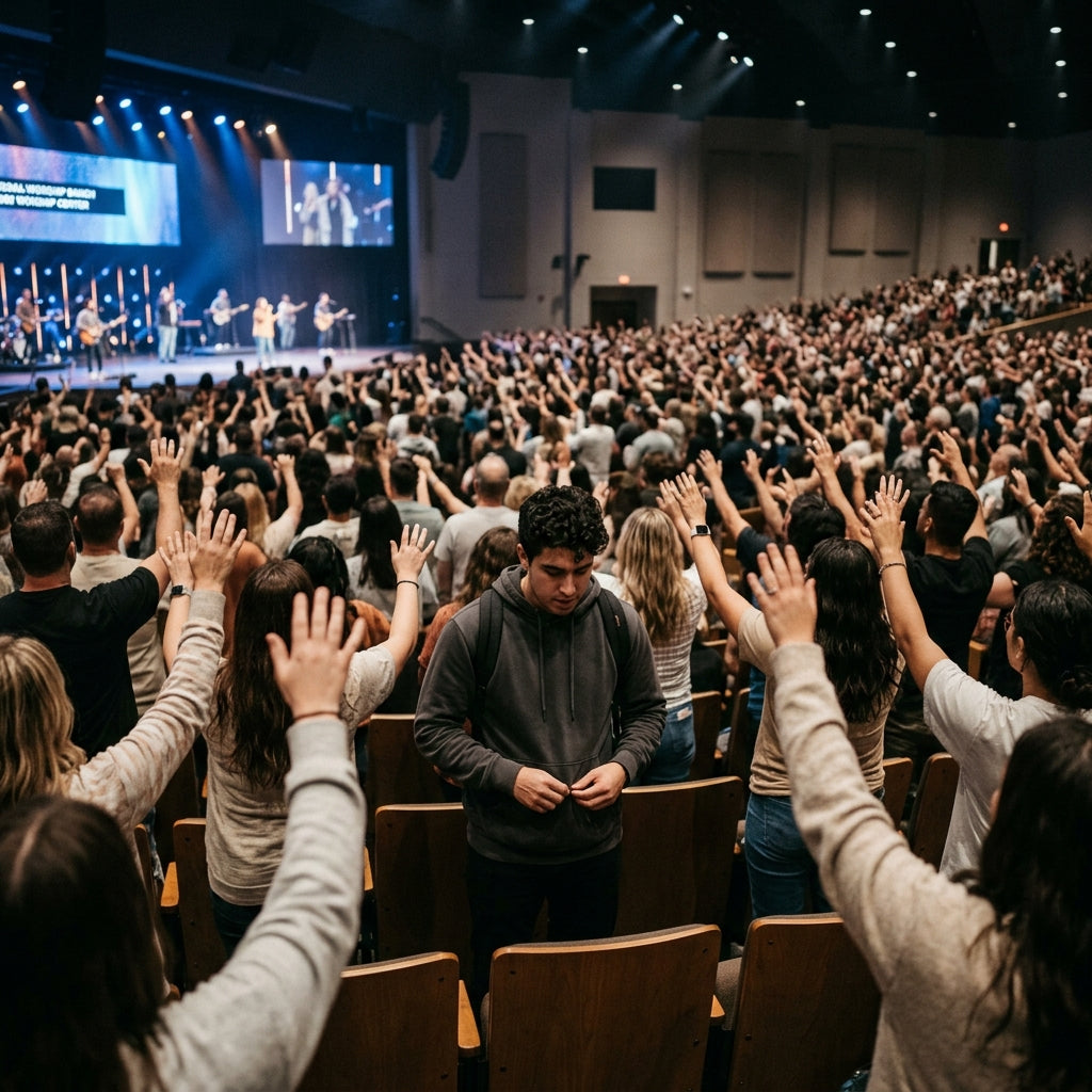 The Worship Hand Dilemma: What to Do With Your Arms When Everyone Else Is Raising Theirs