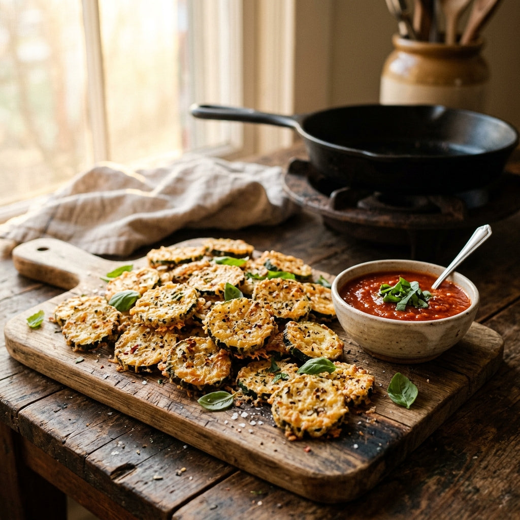 The Ordinary Made Beautiful: Crispy Parmesan Zucchini Rounds