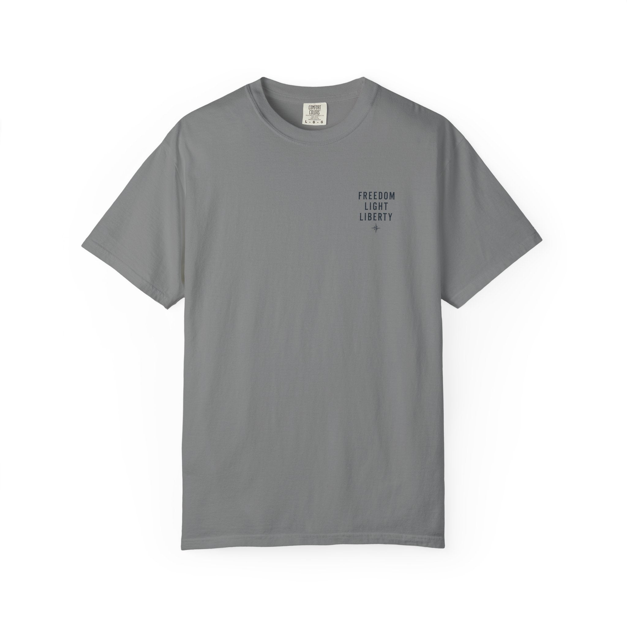 Faith Over Fear Shirt, Christian Surf Tee, Patriotic Christian Shirt, Freedom Light Liberty