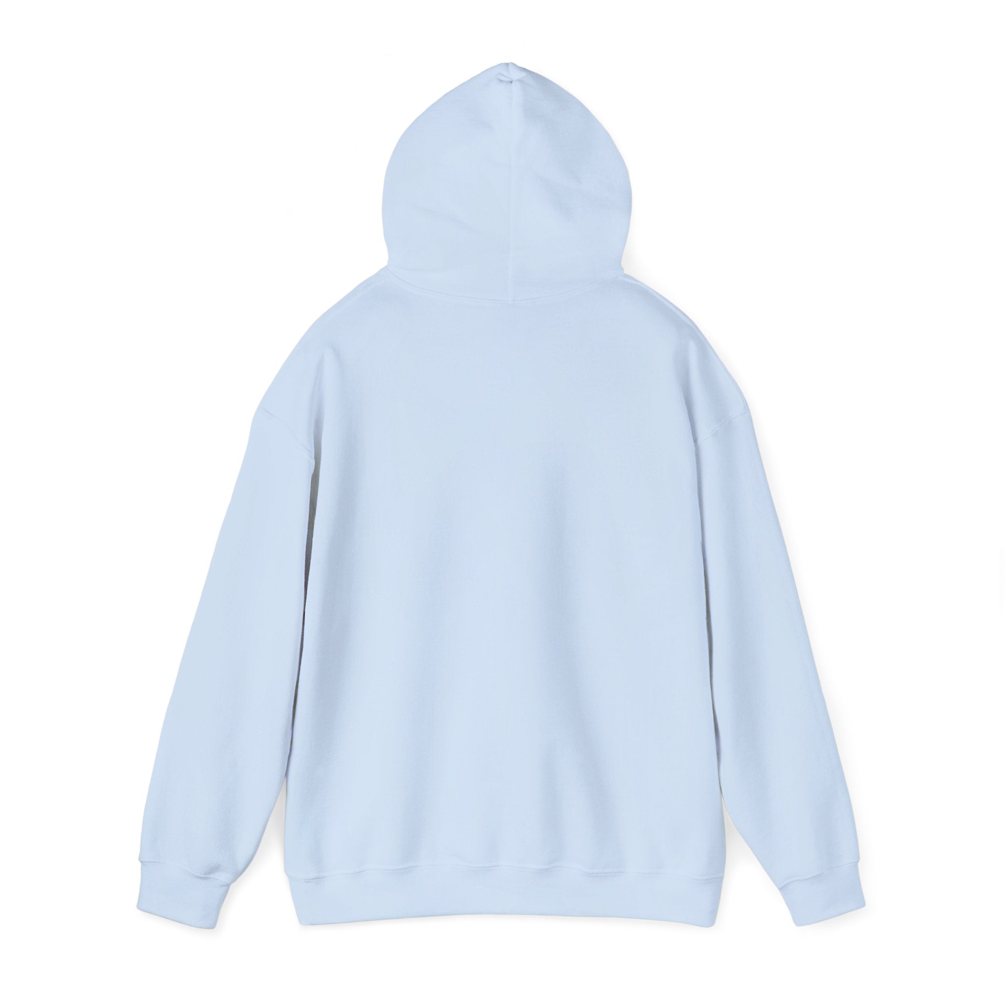 Faith script with heart Hoodie | White vertical faith design