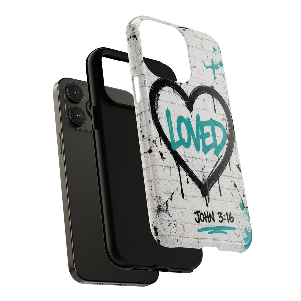 Loved John 3:16 Christian Tough Magnetic Phone Case