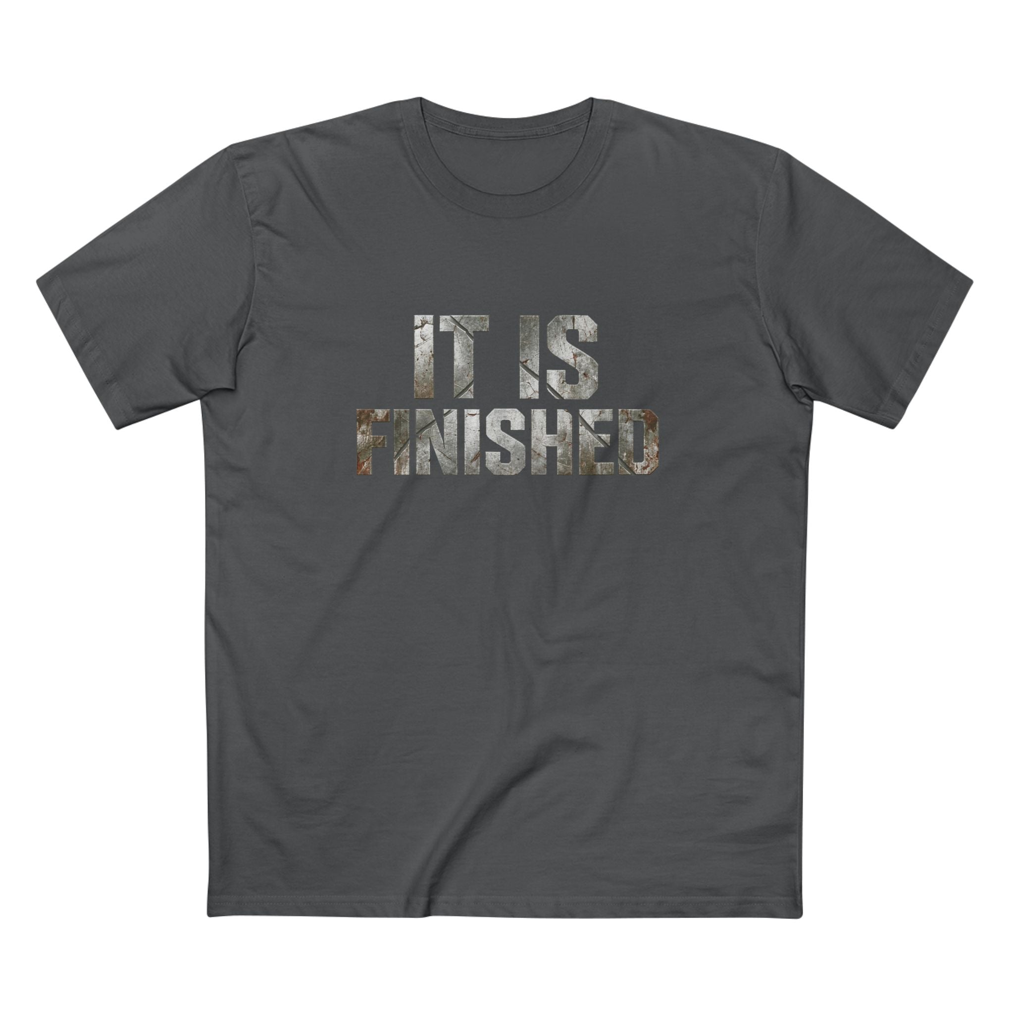 It Is Finished tee | Christian Scripture shirt, 1 Corinthians 9:27 back text
