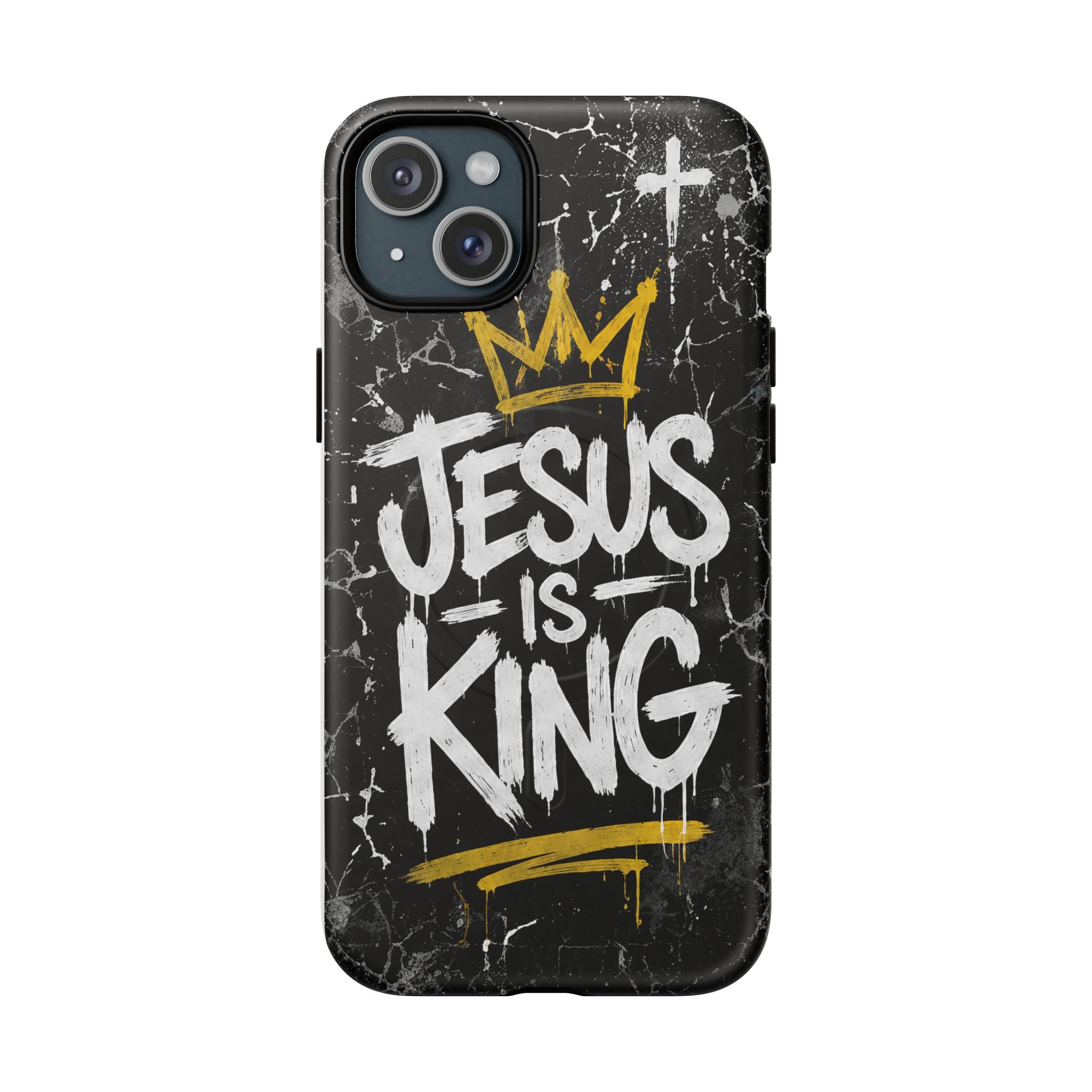 Jesus Is King Christian Graffiti Phone Case