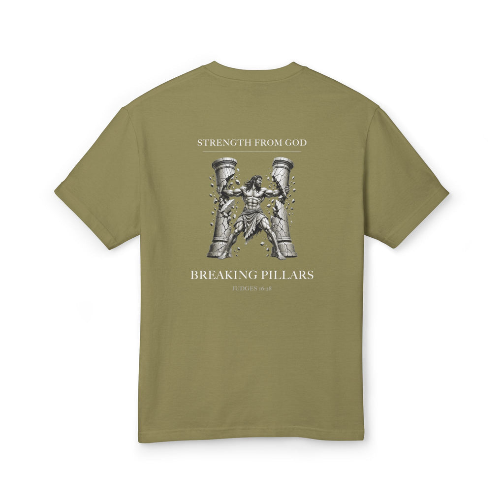 Breaking Pillars Garment-Dyed Christian Gym Tee
