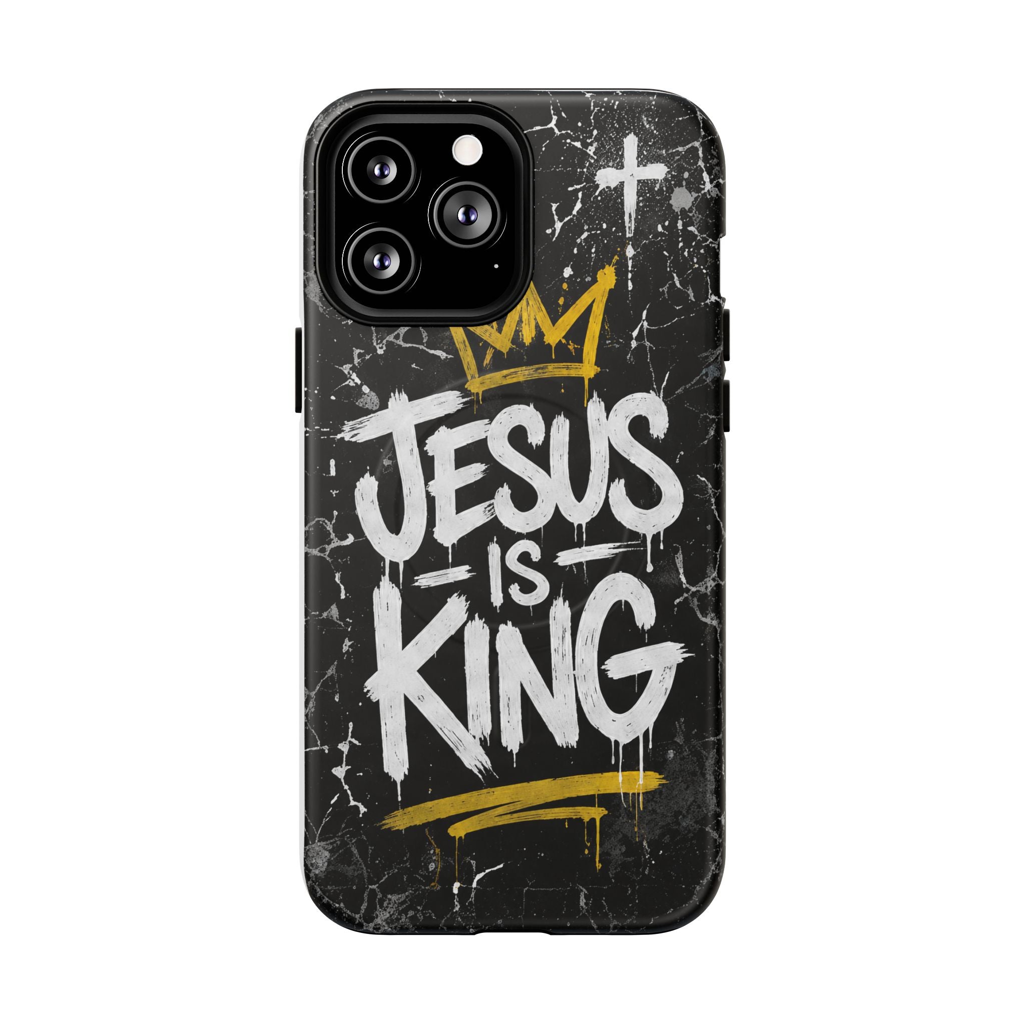 Jesus Is King Christian Graffiti Phone Case