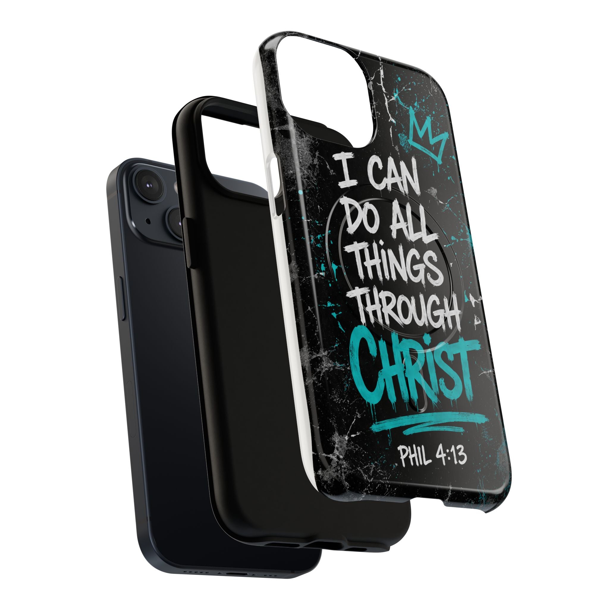 Through Christ Philippians 4:13 Tough Magnetic Phone Case