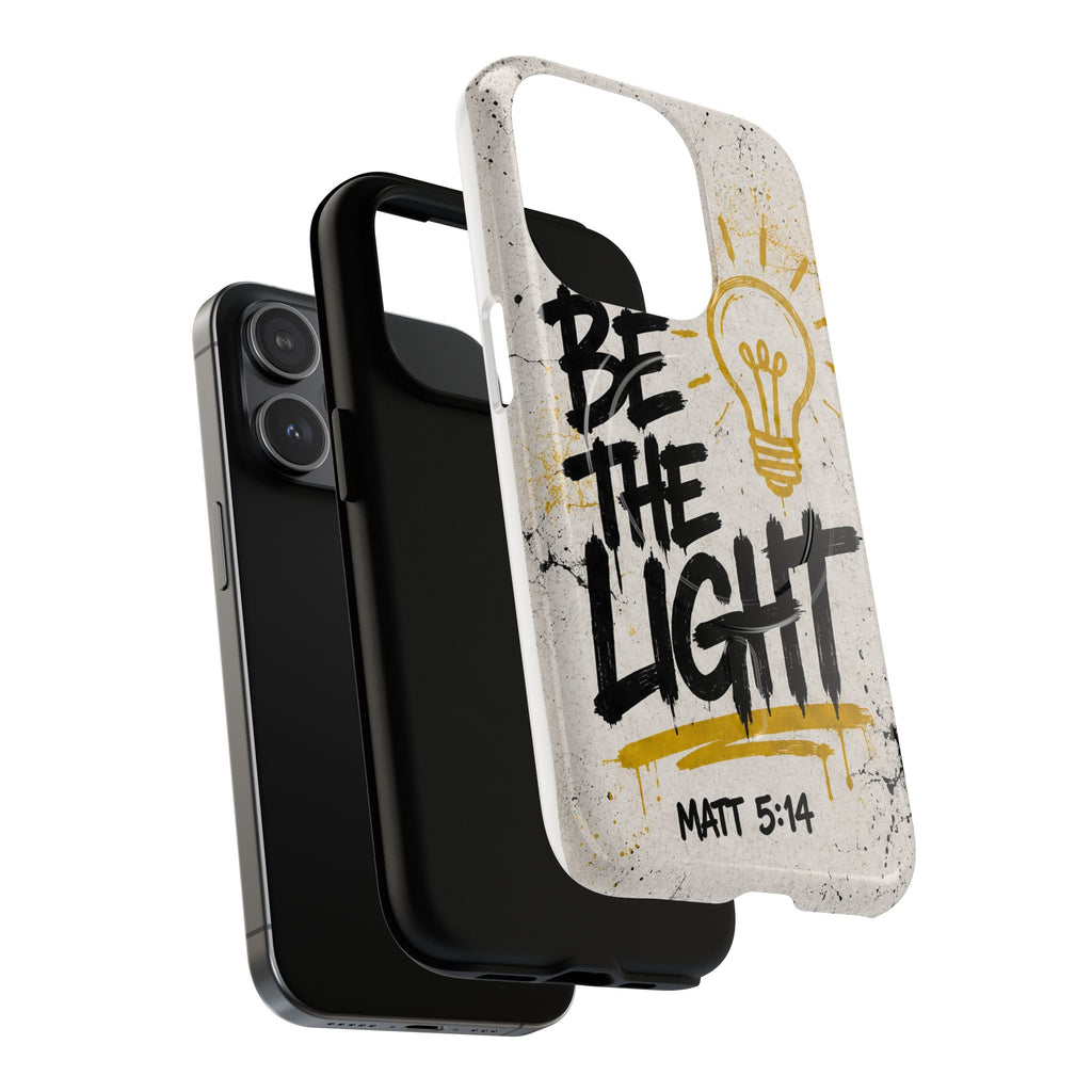 Be the Light Matthew 5:14 Tough Magnetic Phone Case