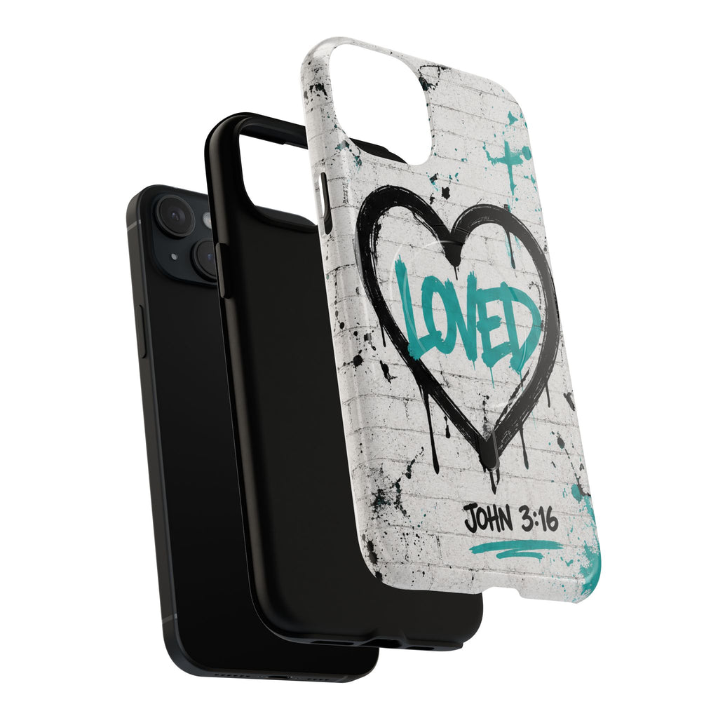 Loved John 3:16 Christian Tough Magnetic Phone Case