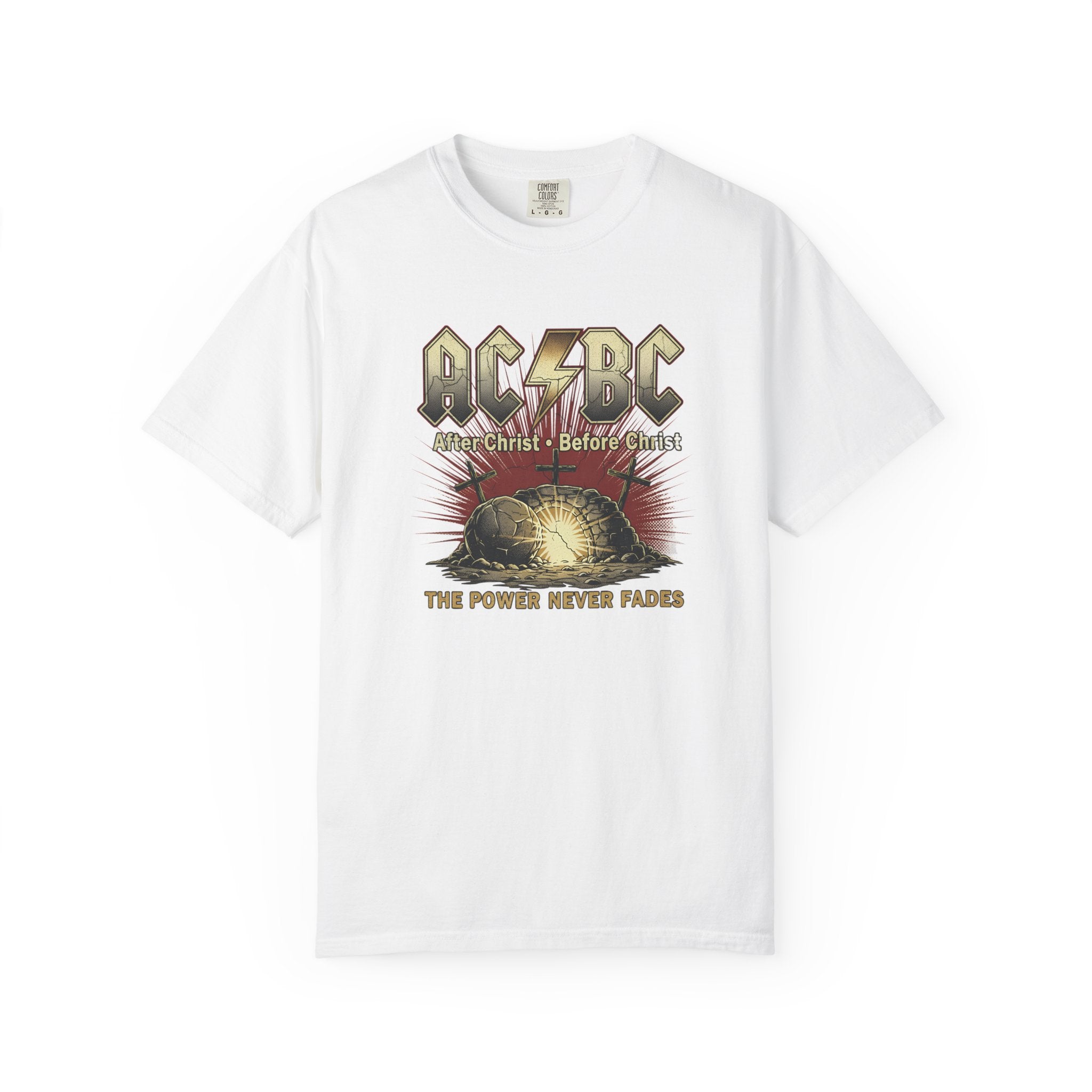 AC/DC Inspired Lightning Sunburst T-shirt | The Power Never Fades