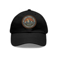 Leather Patch Dad Hat, Christian Mountain Cap, Genesis 2 15 Tended and Kept, Creation Care Outdoor Hat, Gift For Him