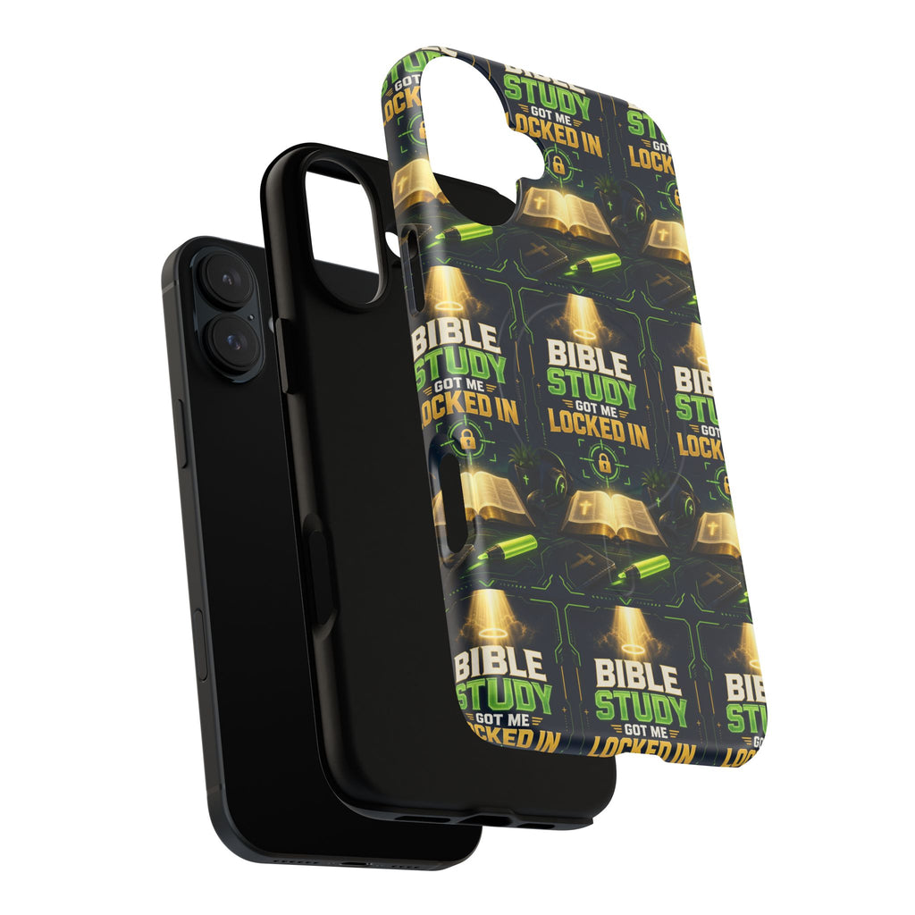 Bible Study Got Me Locked In MagSafe Tough Phone Case