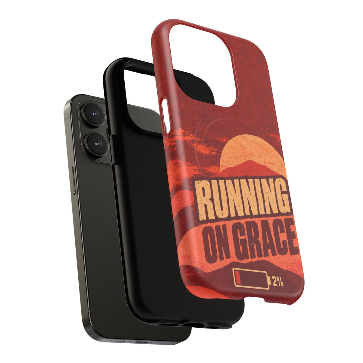 Running on Grace Christian Tough Magnetic Phone Case