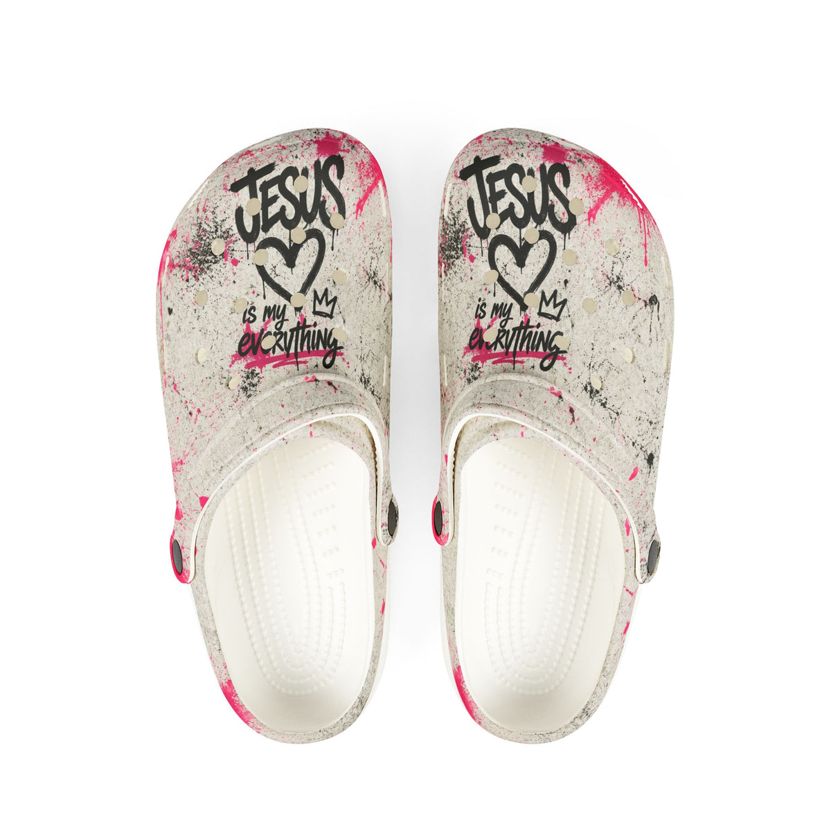 Jesus Is My Everything EVA Foam Clogs (AOP)