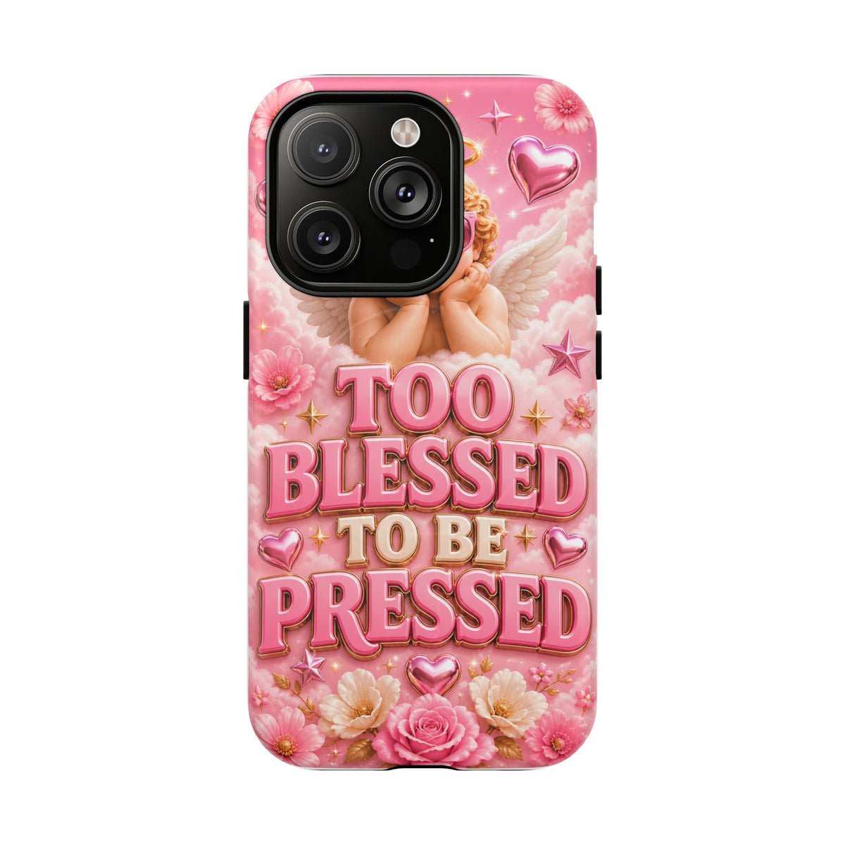 Too Blessed To Be Pressed Magsafe Phone Case