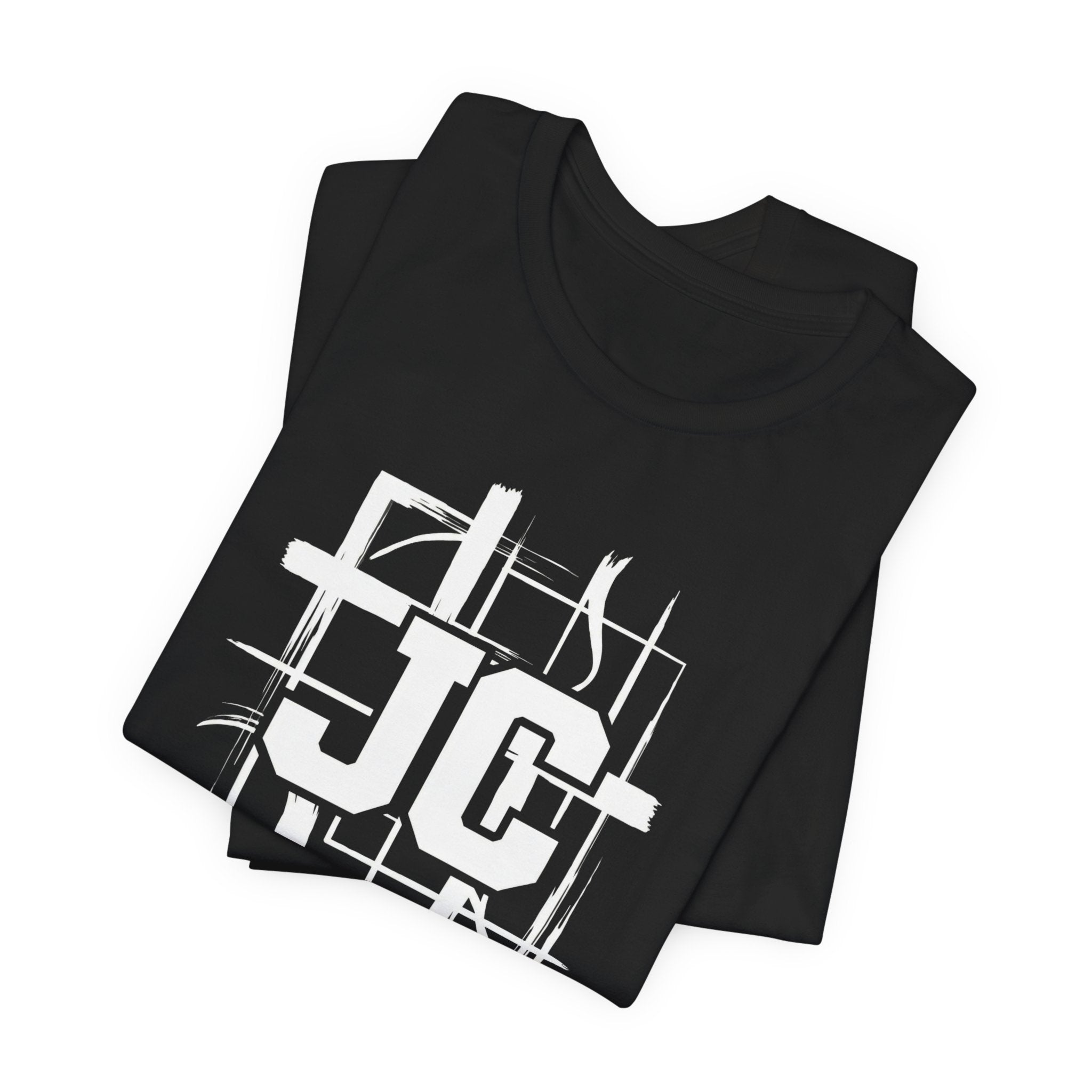JC Monogram Shirt, Jesus Christ Initials Tee, Christian Streetwear Graphic Tee, Minimalist Faith T Shirt, Unisex Everyday Gift