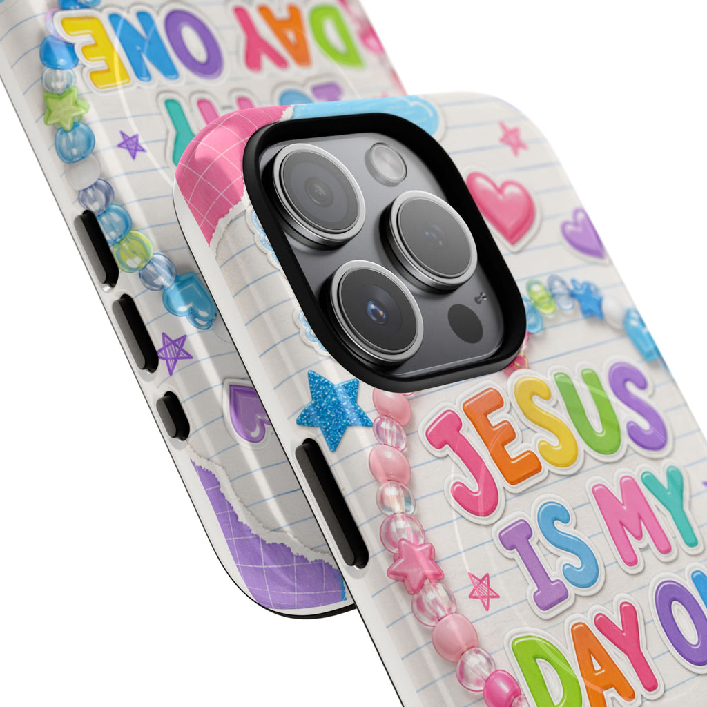 Jesus Is My Day One MagSafe Tough Phone Case