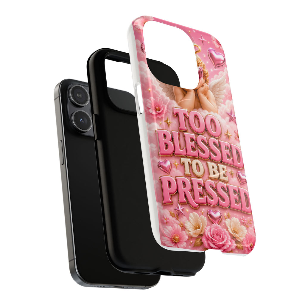 Too Blessed To Be Pressed MagSafe Tough Phone Case