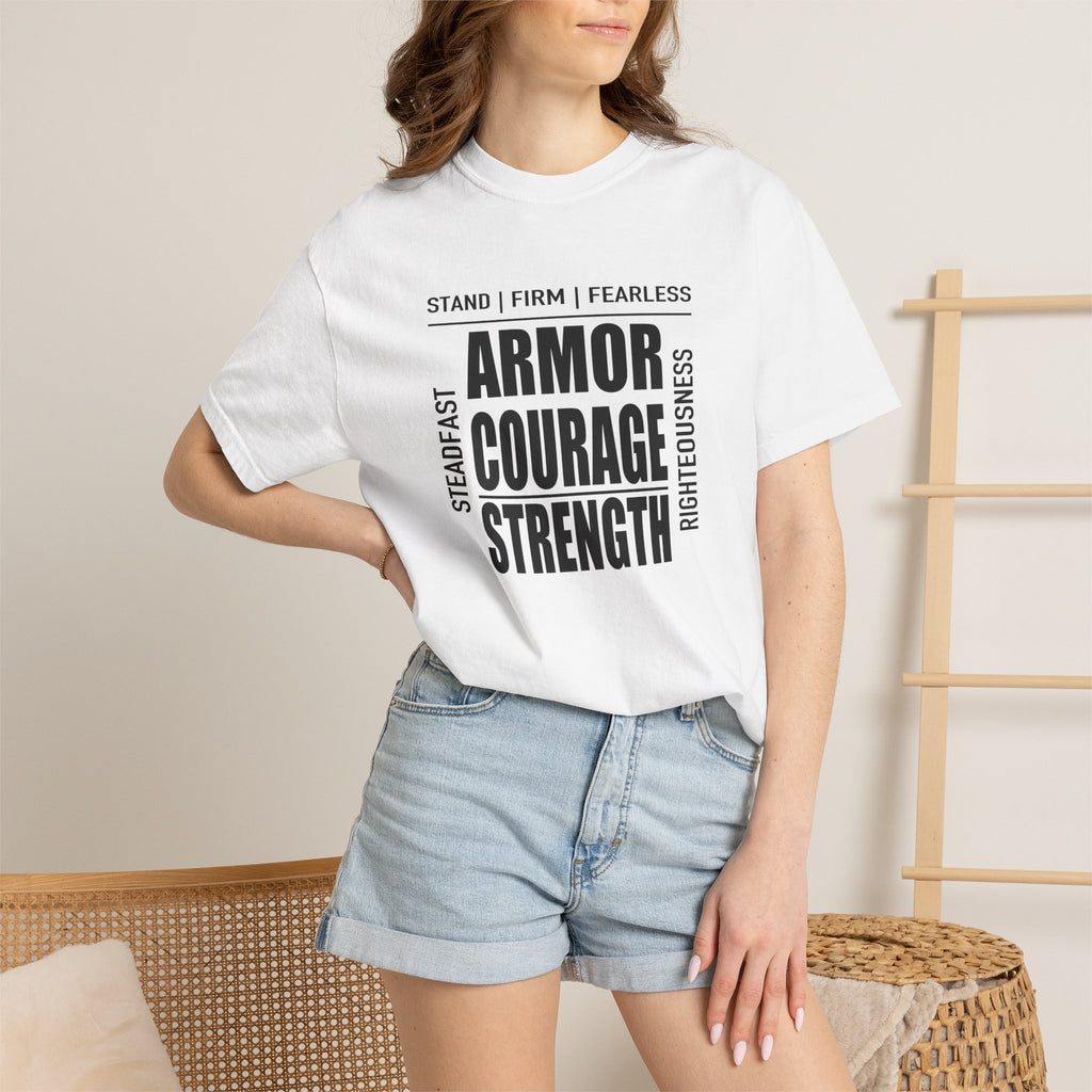 Armor Courage Strength | Christian Tee