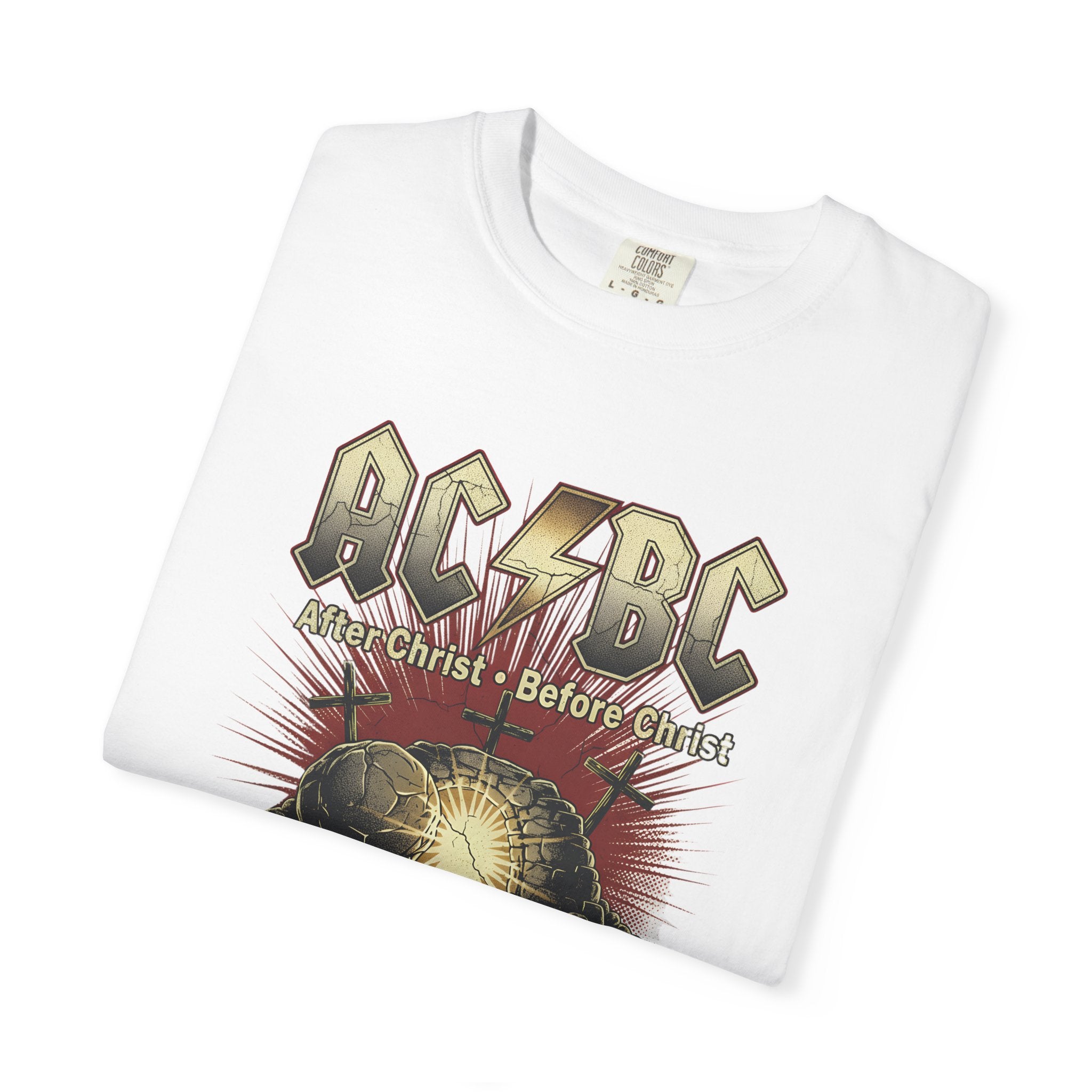 AC/DC Inspired Lightning Sunburst T-shirt | The Power Never Fades