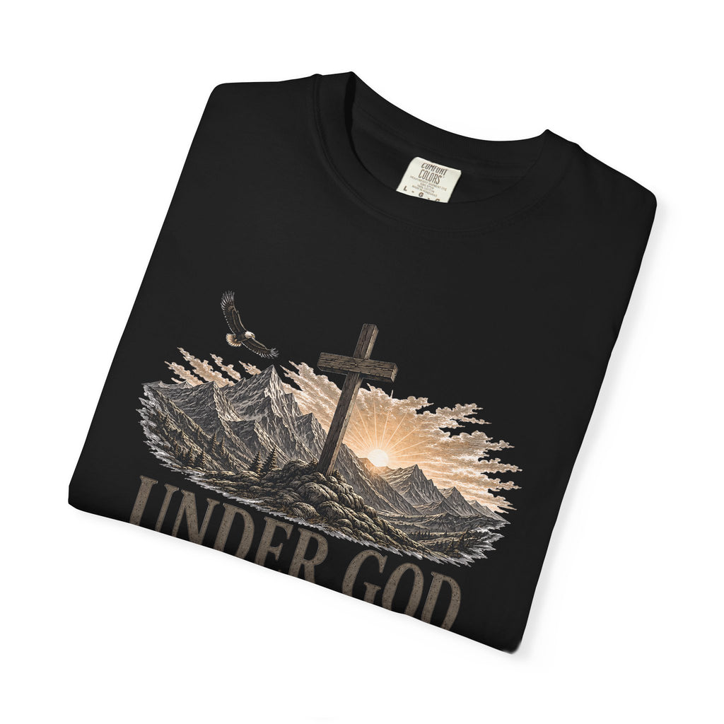Under God By Grace Shirt, Christian Patriotic Tee, Psalm 33 12 Faith Shirt