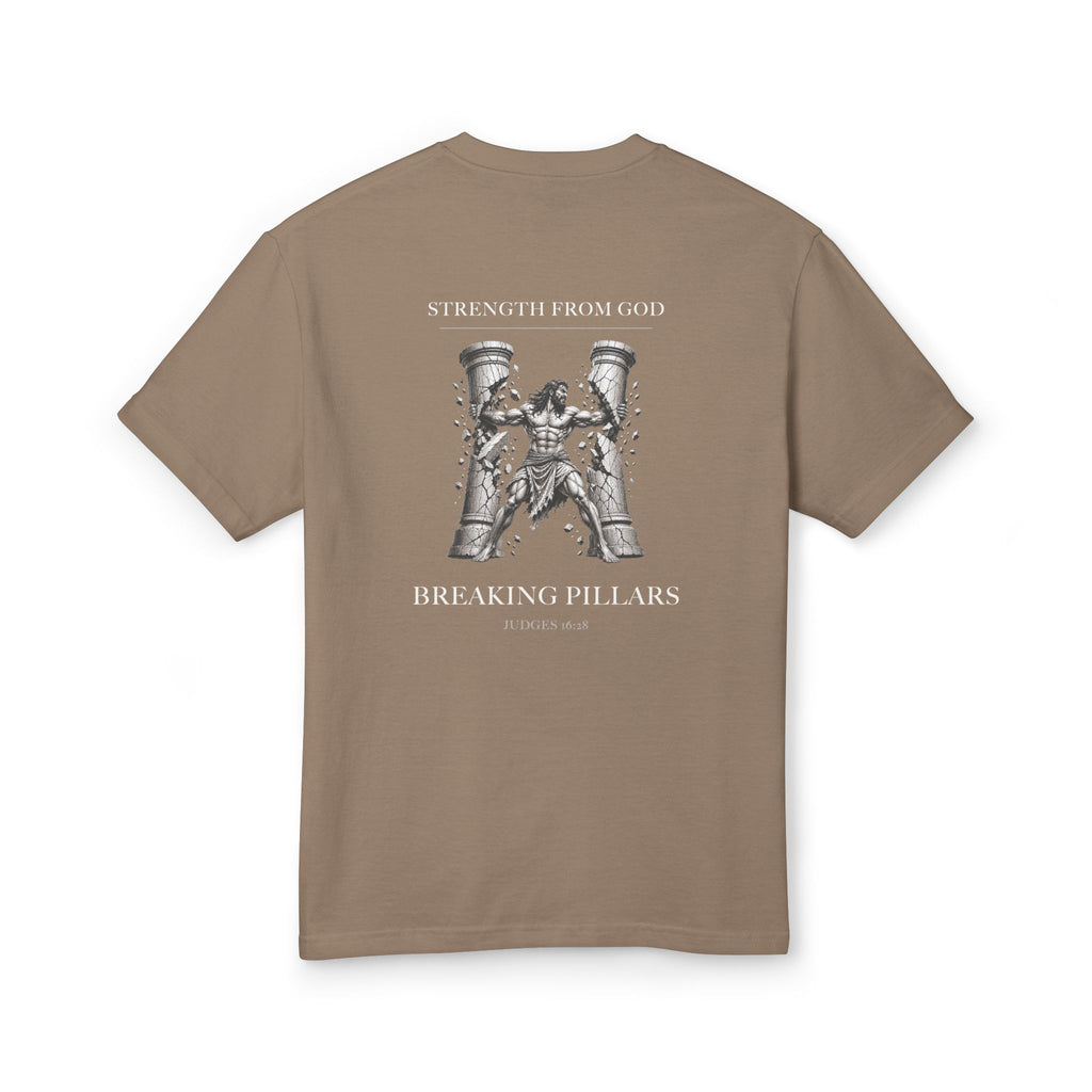 Breaking Pillars Garment-Dyed Christian Gym Tee