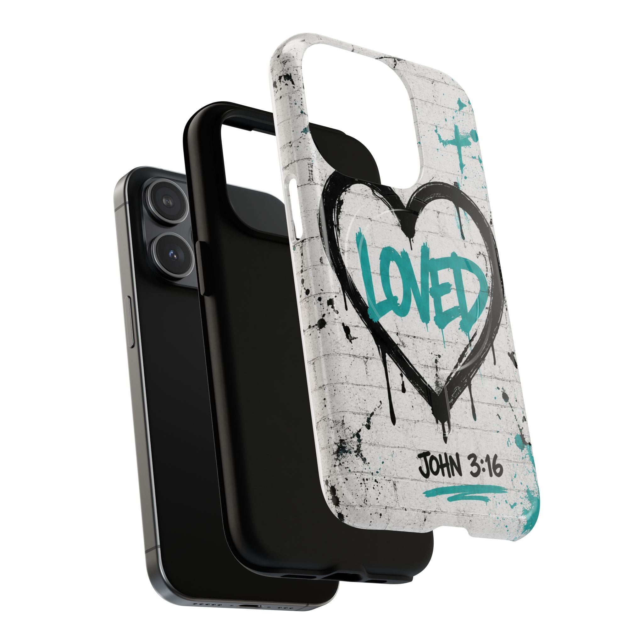 Loved John 3:16 Christian Tough Magnetic Phone Case