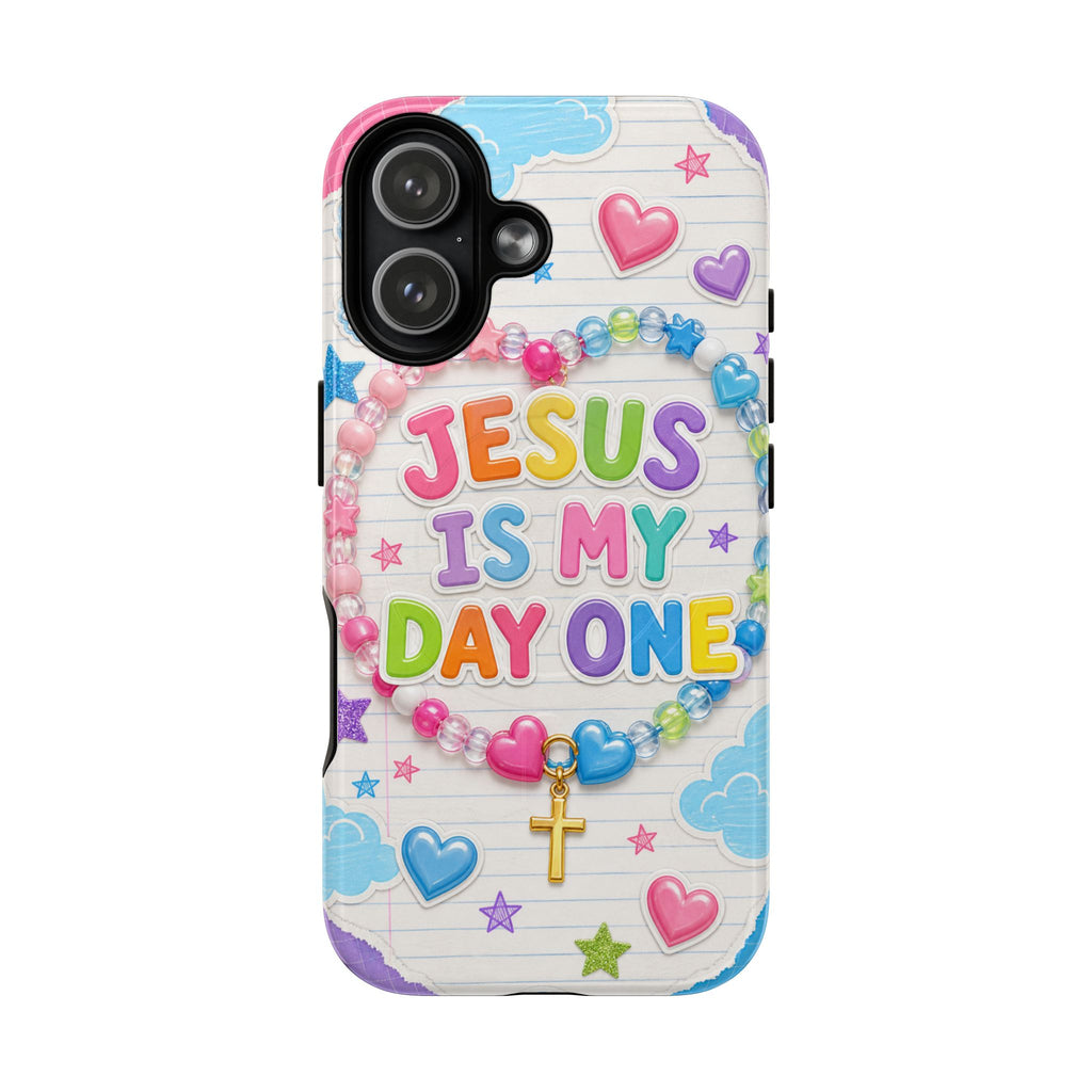 Jesus Is My Day One MagSafe Tough Phone Case