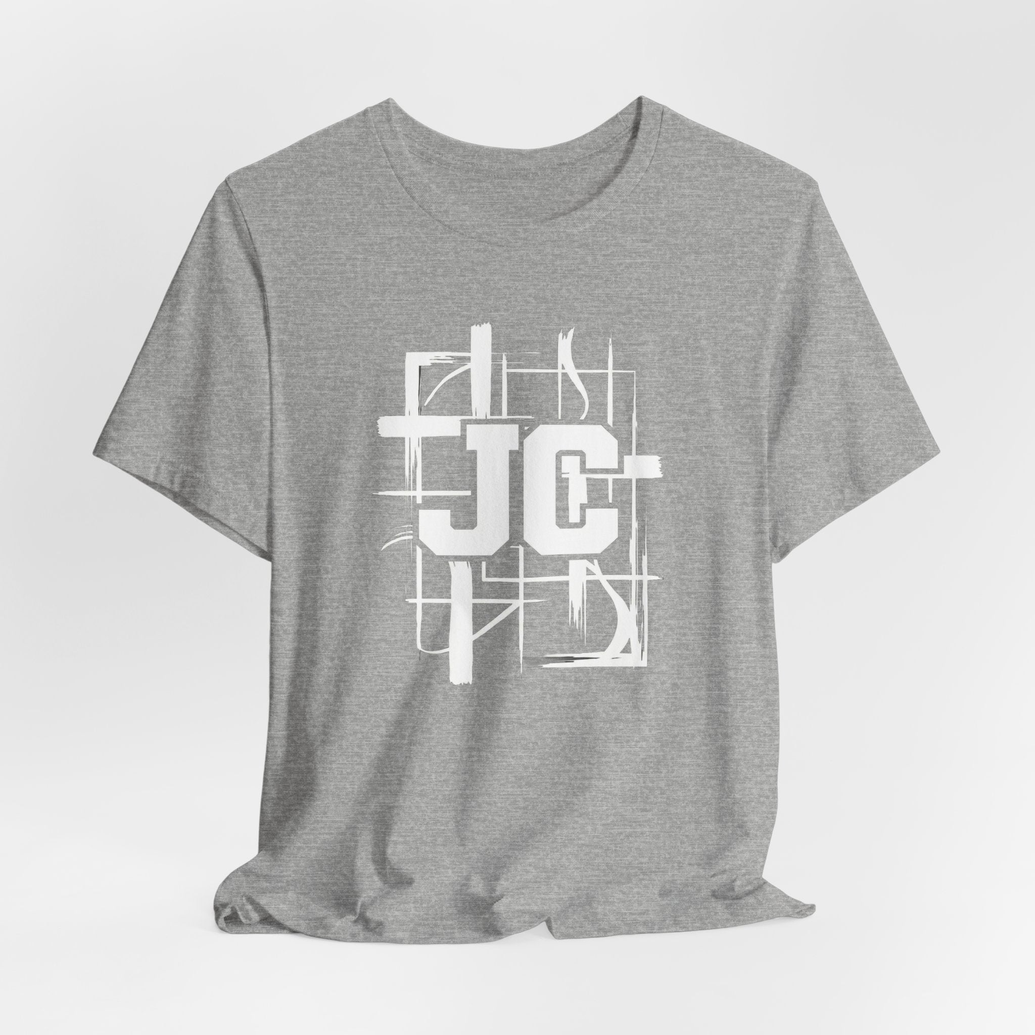 JC Monogram Shirt, Jesus Christ Initials Tee, Christian Streetwear Graphic Tee, Minimalist Faith T Shirt, Unisex Everyday Gift