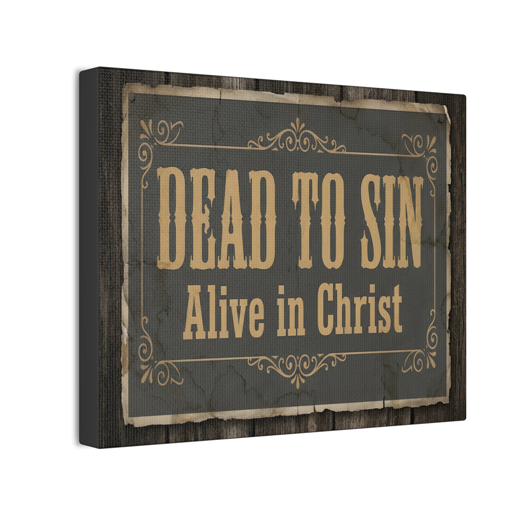 Vintage Saloon Style Christian Canvas Wall Art