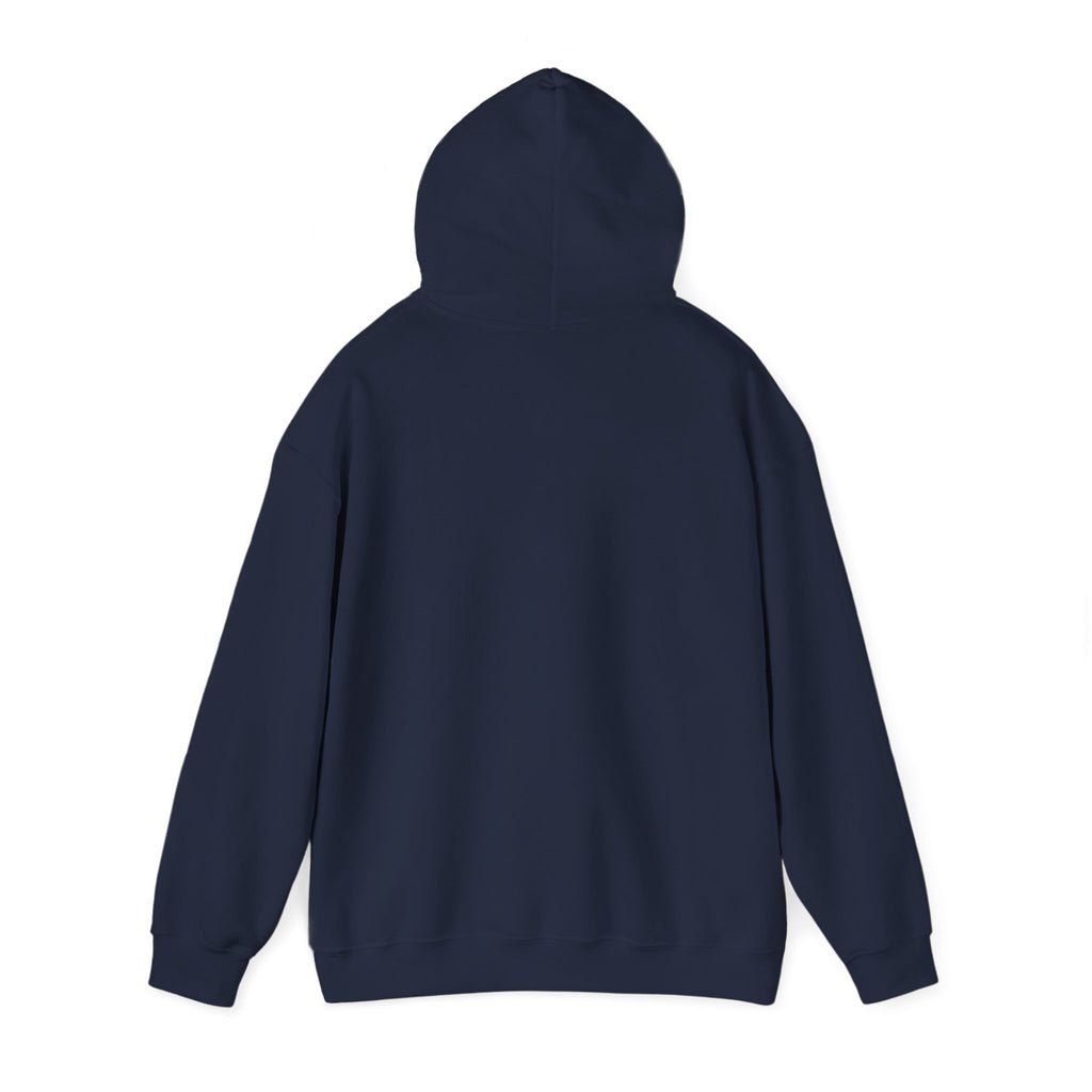 Faith script with heart Hoodie | White vertical faith design