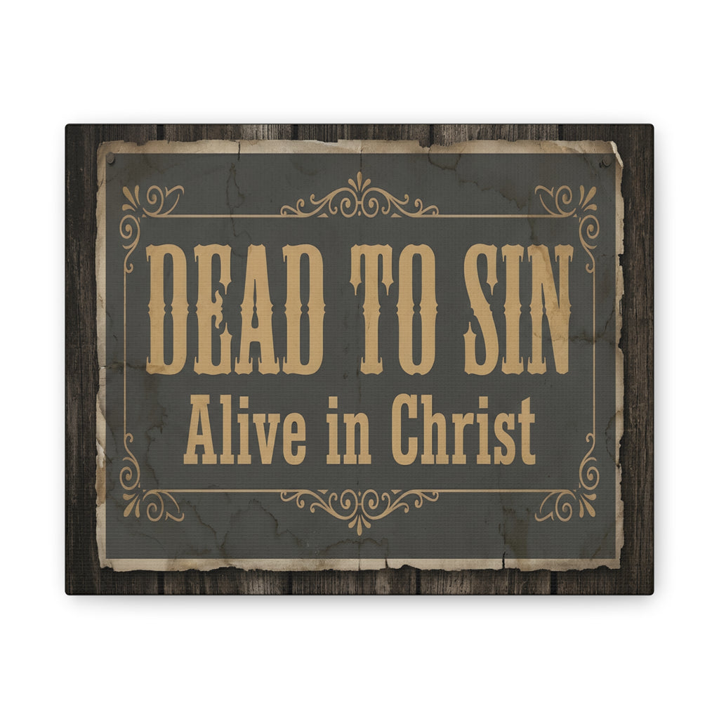 Vintage Saloon Style Christian Canvas Wall Art