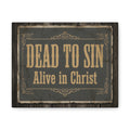 Vintage Saloon Style Christian Canvas Wall Art