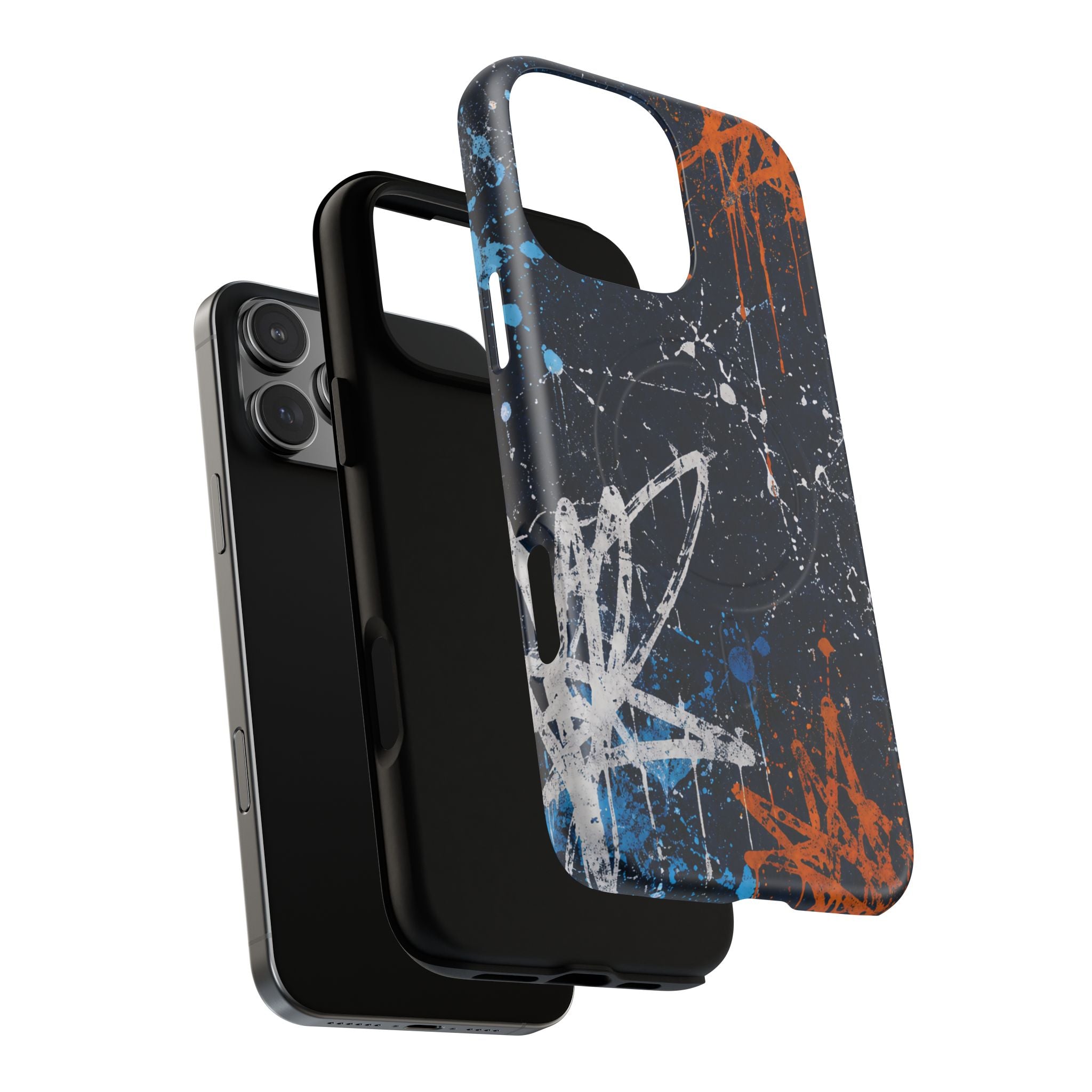 Midnight Praise Abstract Graffiti Tough Magnetic Phone Case