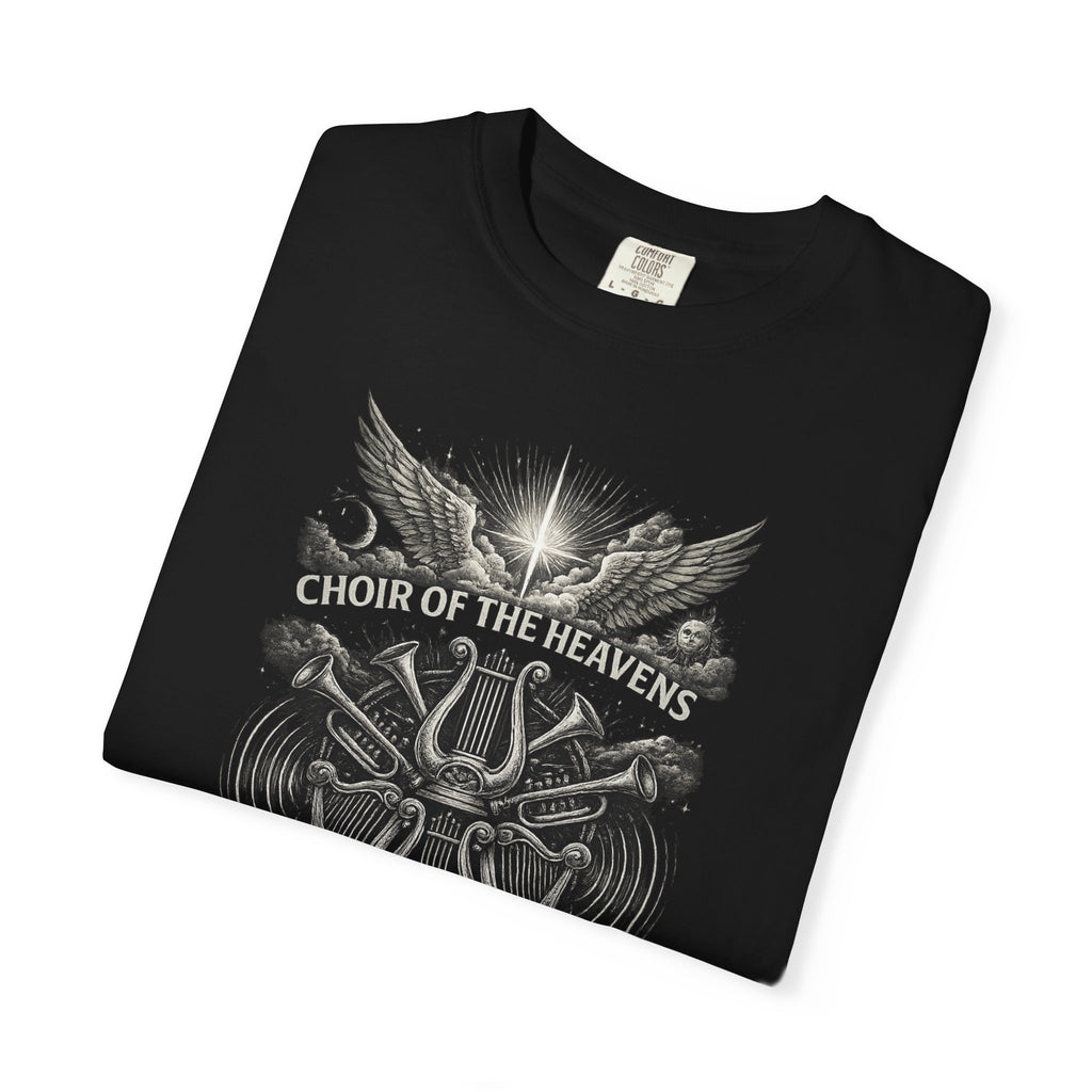 Choir of the Heavens Shirt, Christian Choir Tee, Choral Society Music Shirt, Worship Team Gift, Vintage Angel Music Tee, Church Musician