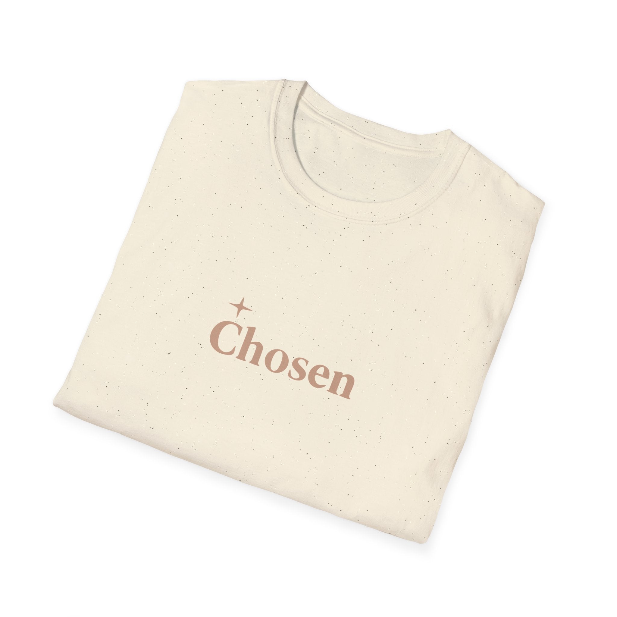 Chosen. Christian T-Shirt | Faith Apparel | Minimalist Bible Verse Tee | Chosen by God Shirt | Christian Gift for Women & Men