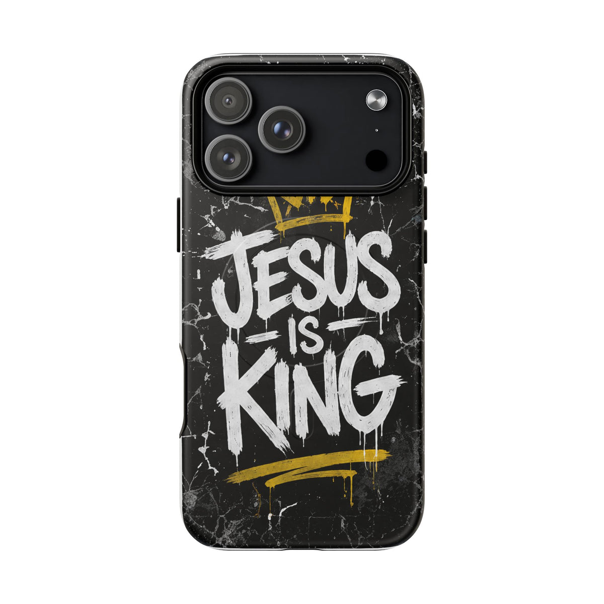 Jesus Is King Christian Graffiti Phone Case