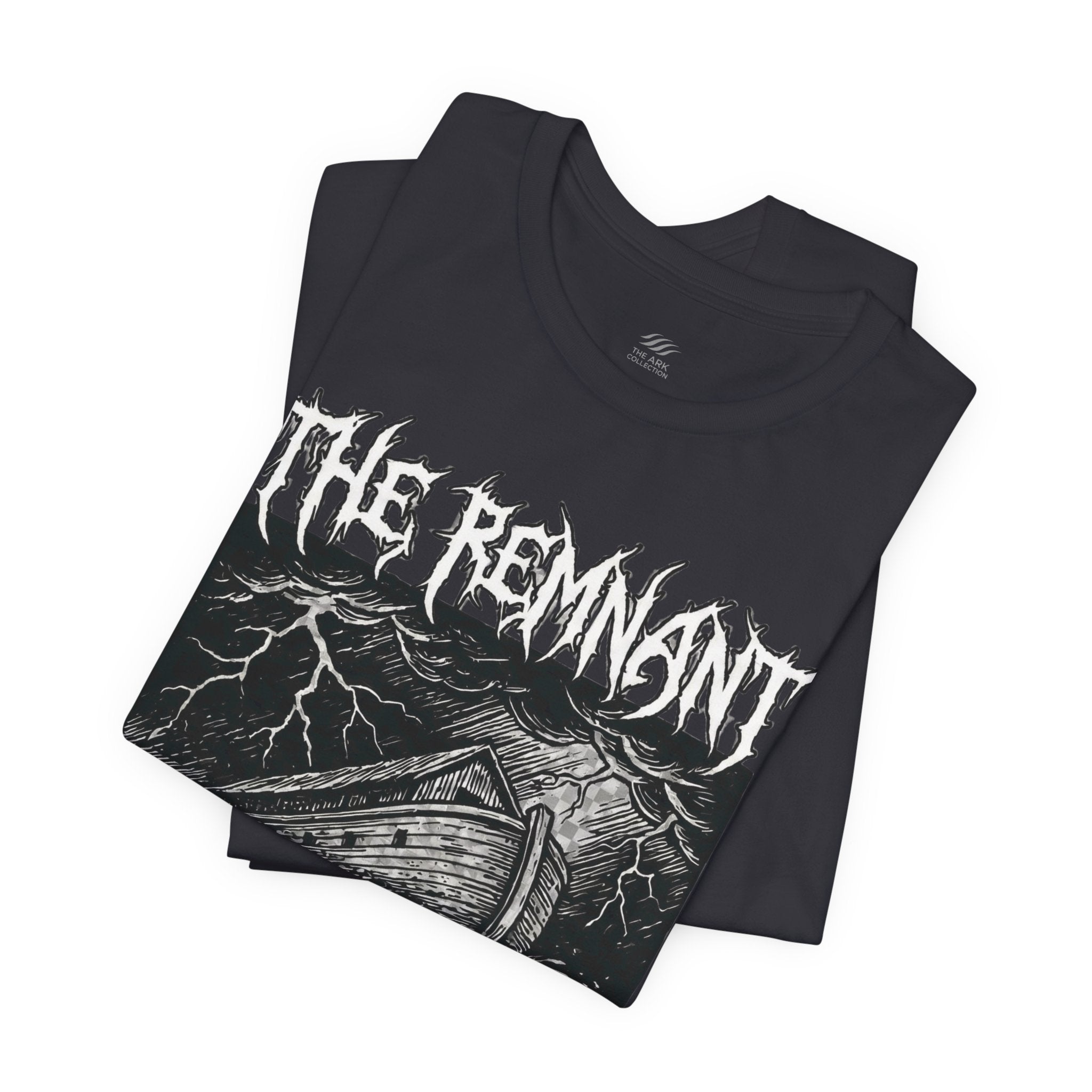 The Remnant Noahs Ark Shirt, Christian Streetwear Graphic Tee, Covenant Judgment Salvation, Gothic Faith T Shirt, Unisex