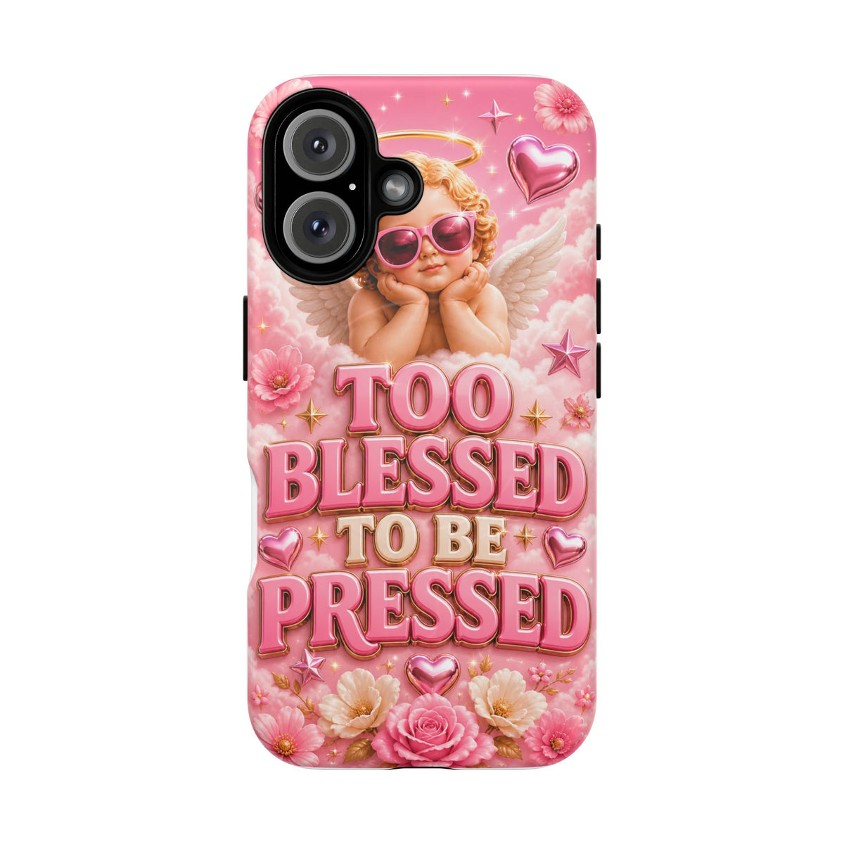 Too Blessed To Be Pressed Magsafe Phone Case