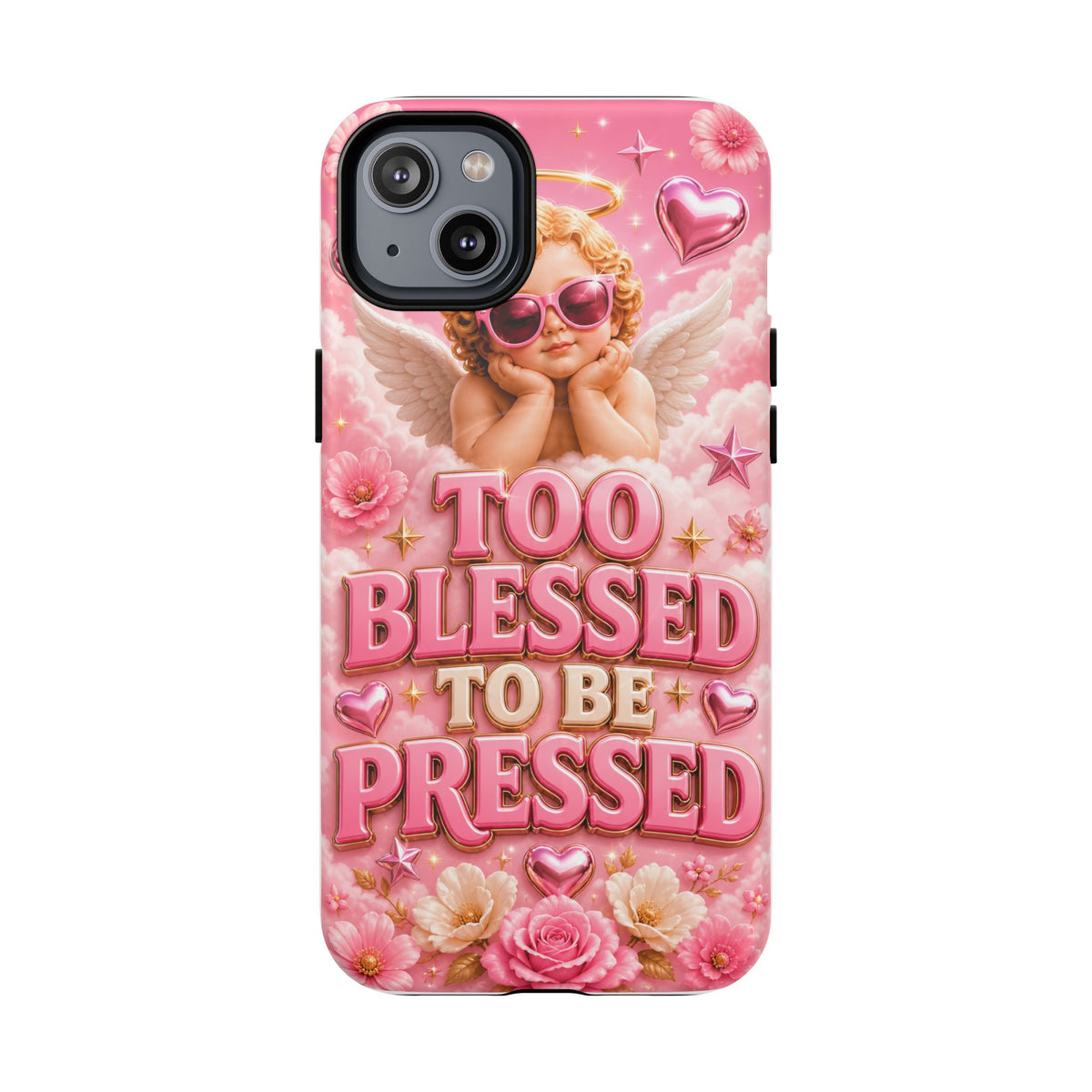 Too Blessed To Be Pressed Magsafe Phone Case
