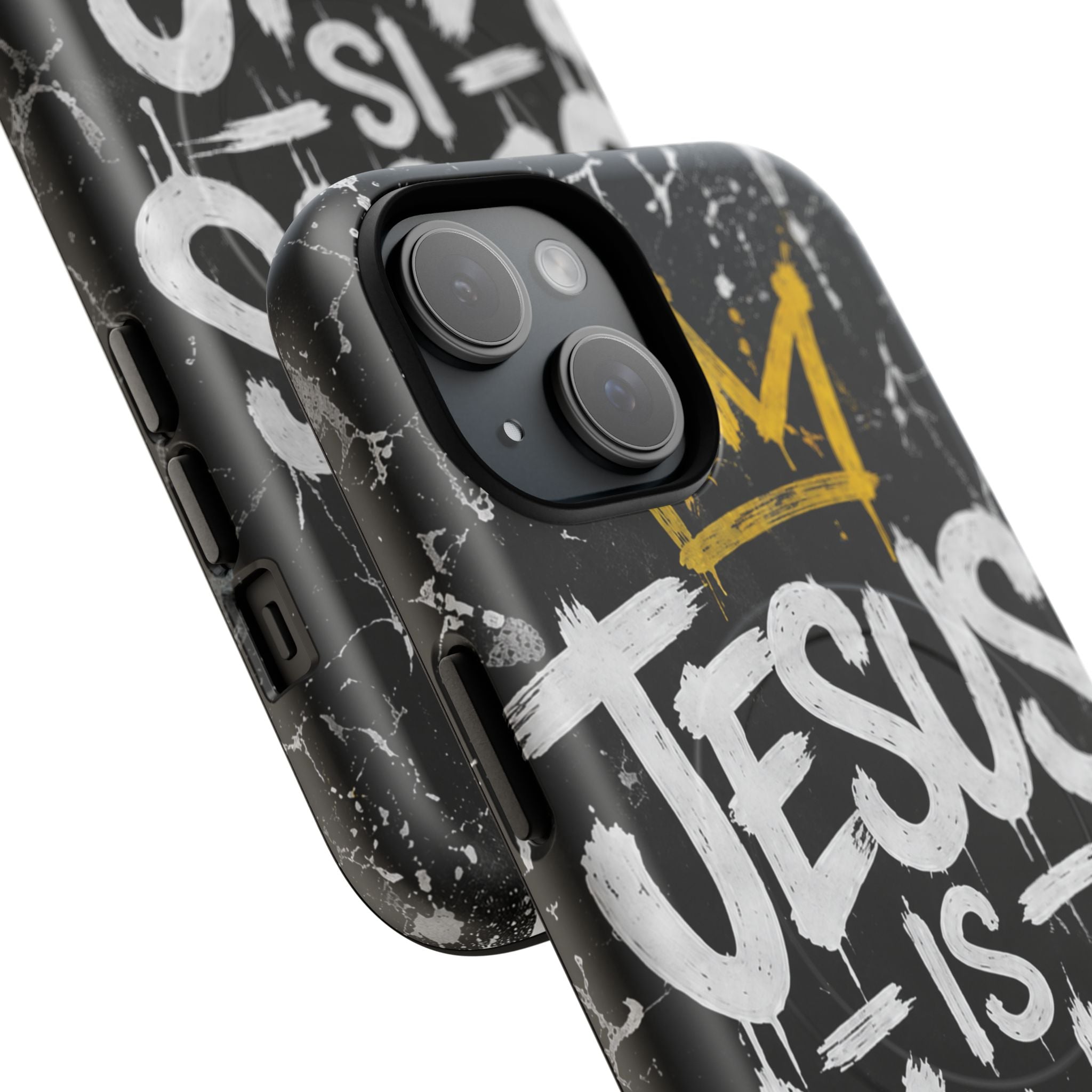 Jesus Is King Christian Graffiti Tough Magnetic Phone Case
