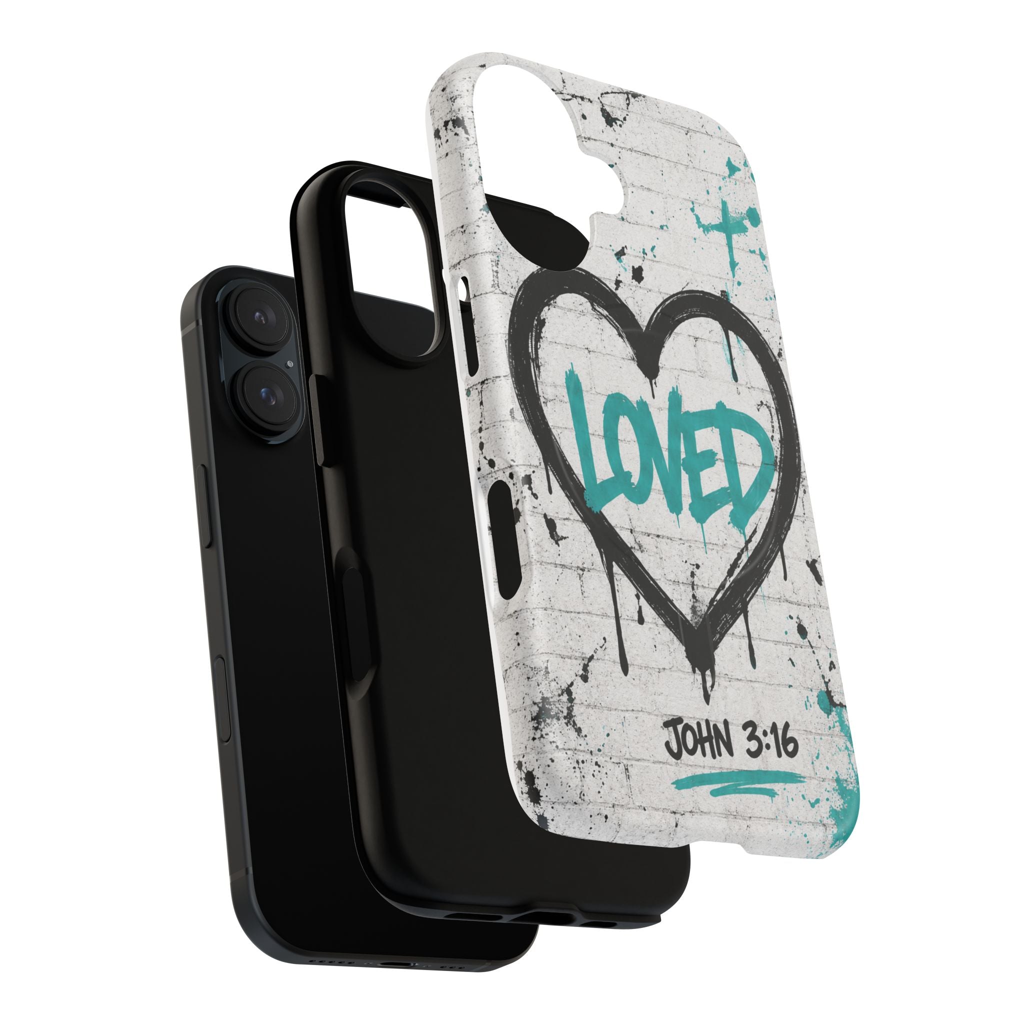 Loved John 3:16 Christian Tough Magnetic Phone Case