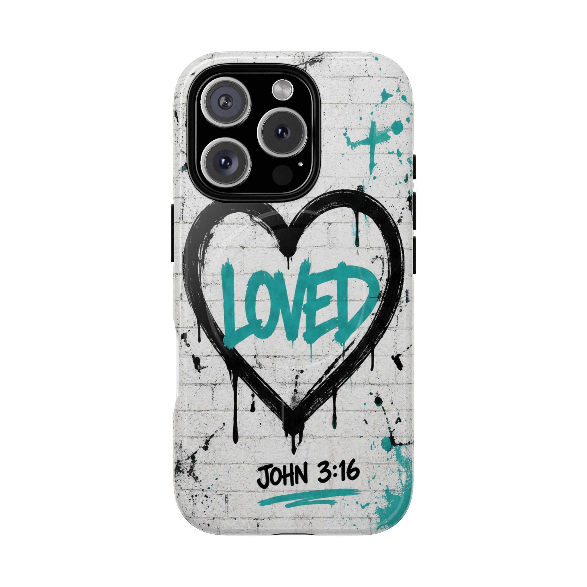 Loved John 3:16 Christian Tough Magnetic Phone Case