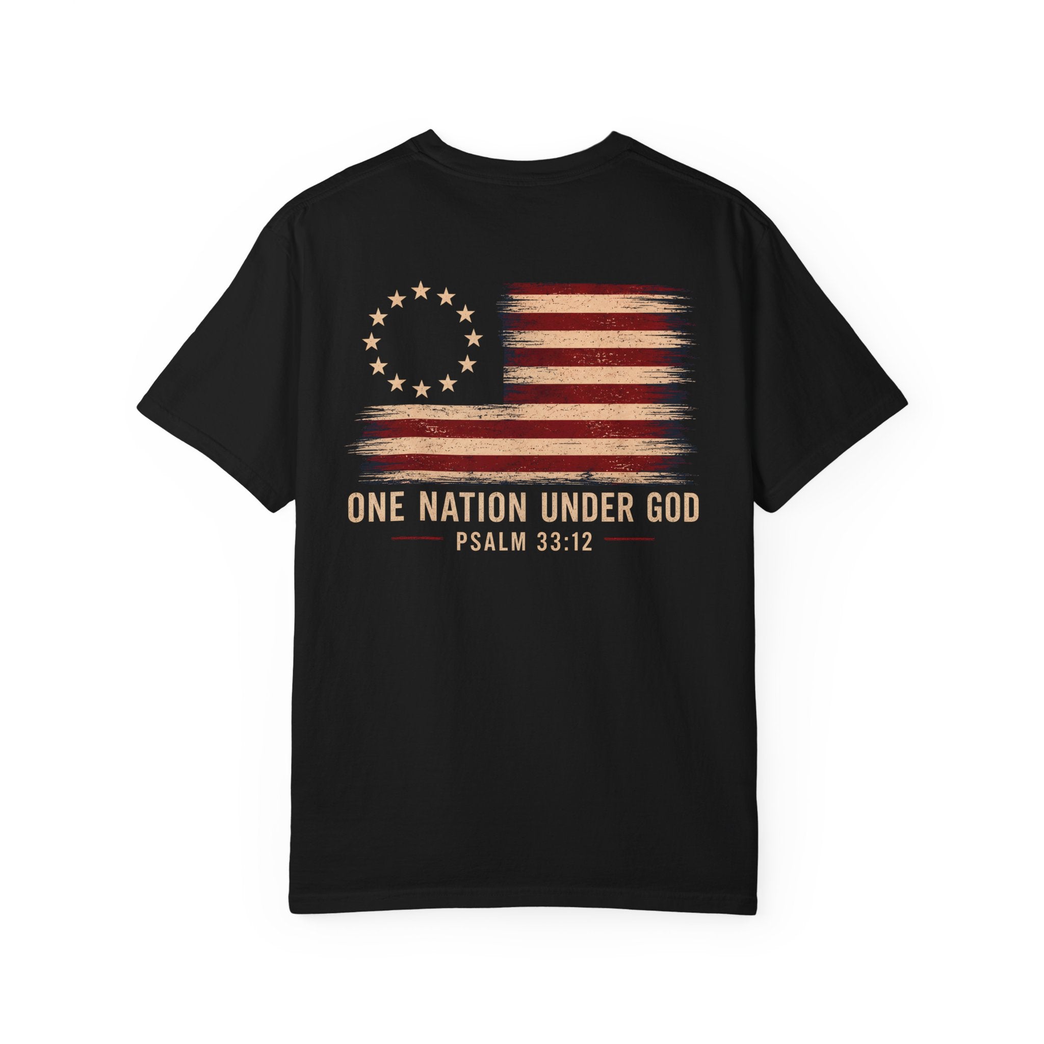 One Nation Under God Shirt | Psalm 33:12 Patriotic Christian Tee