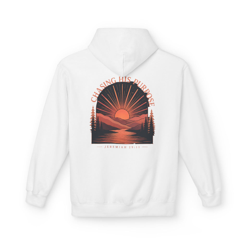 Chasing His Purpose Hoodie, Jeremiah 29:11 Hoodie, Christian Hoodie, Faith Based Sweatshirt, Christian Streetwear, Religious Gift