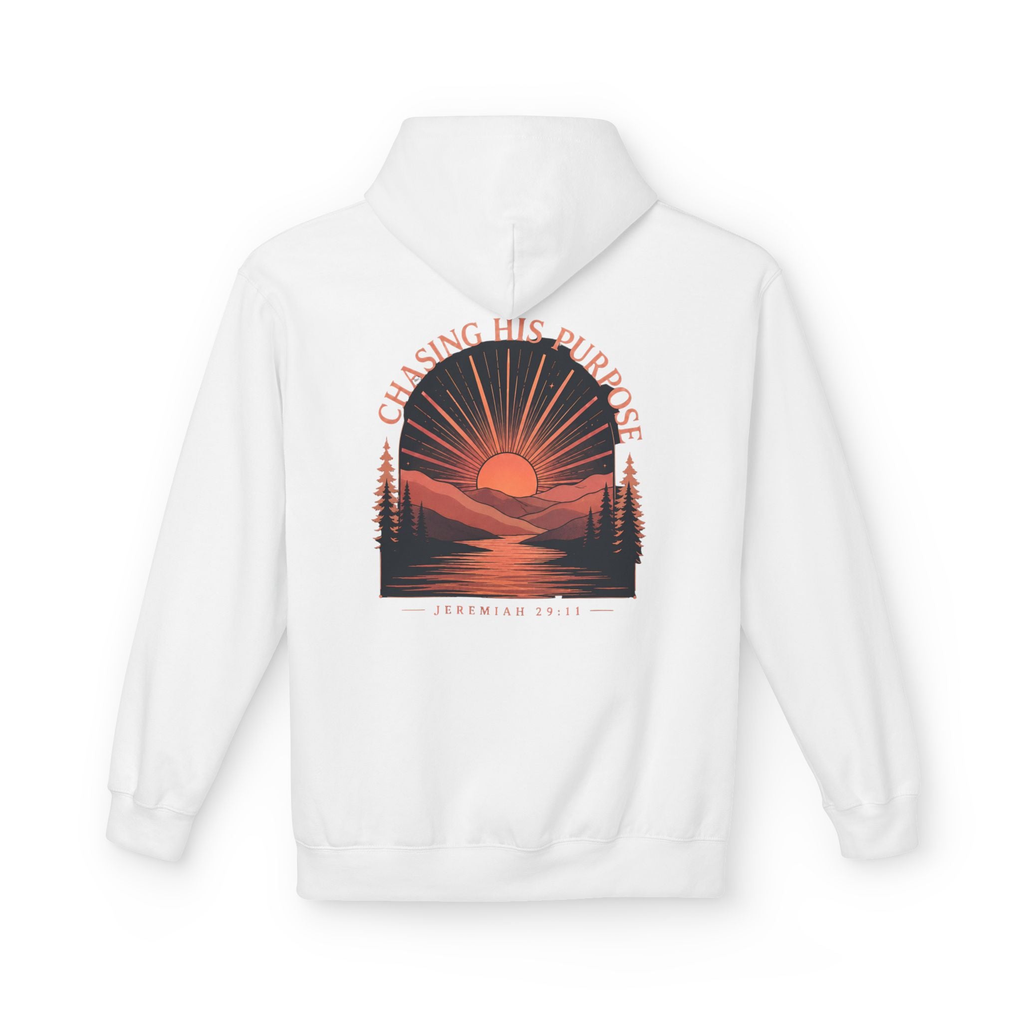 Chasing His Purpose Hoodie, Jeremiah 29:11 Hoodie, Christian Hoodie, Faith Based Sweatshirt, Christian Streetwear, Religious Gift