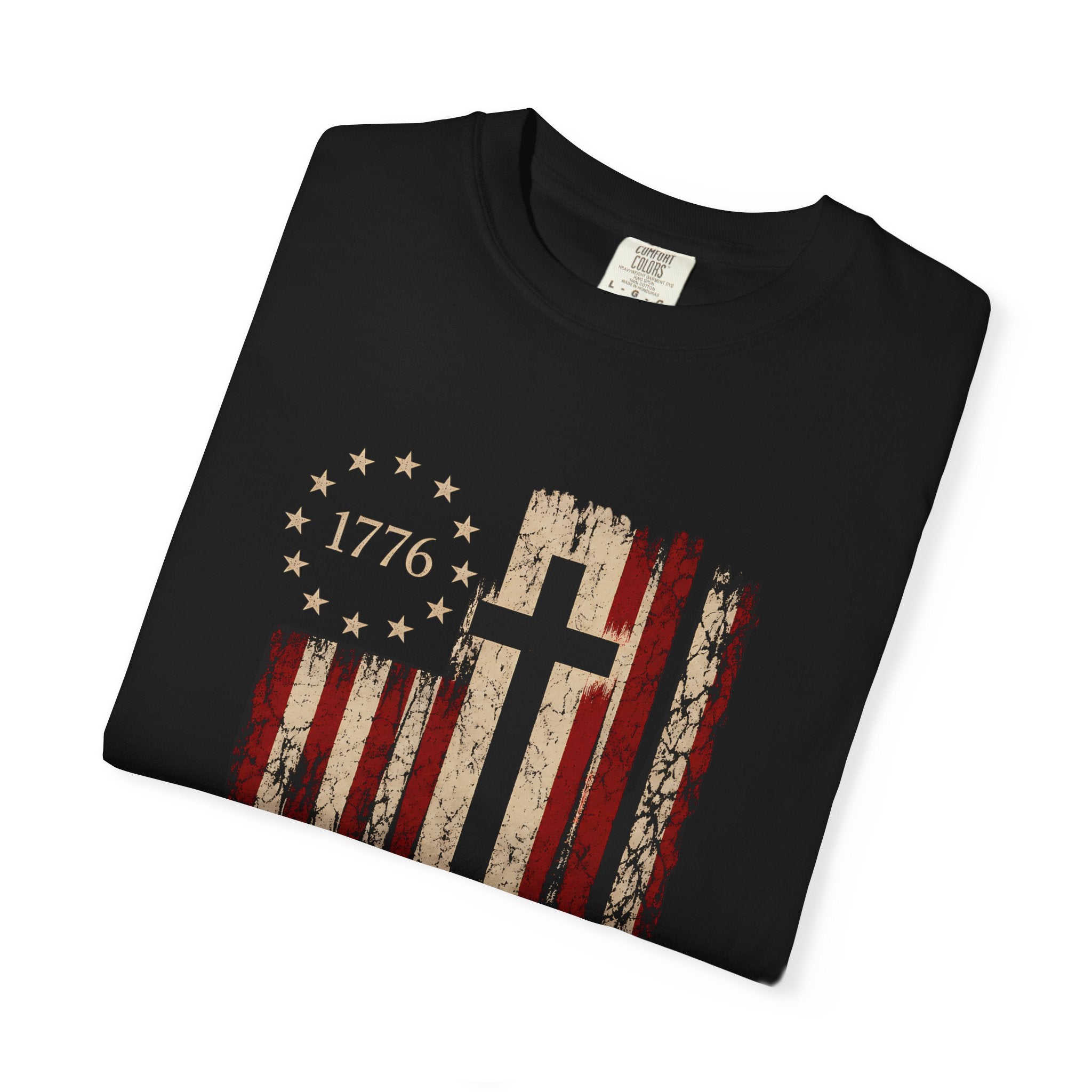 Founded in Faith Christian Patriotic Shirt, America 250 Faith Tee, Fourth of July Shirt, Vintage Americana Graphic Tee