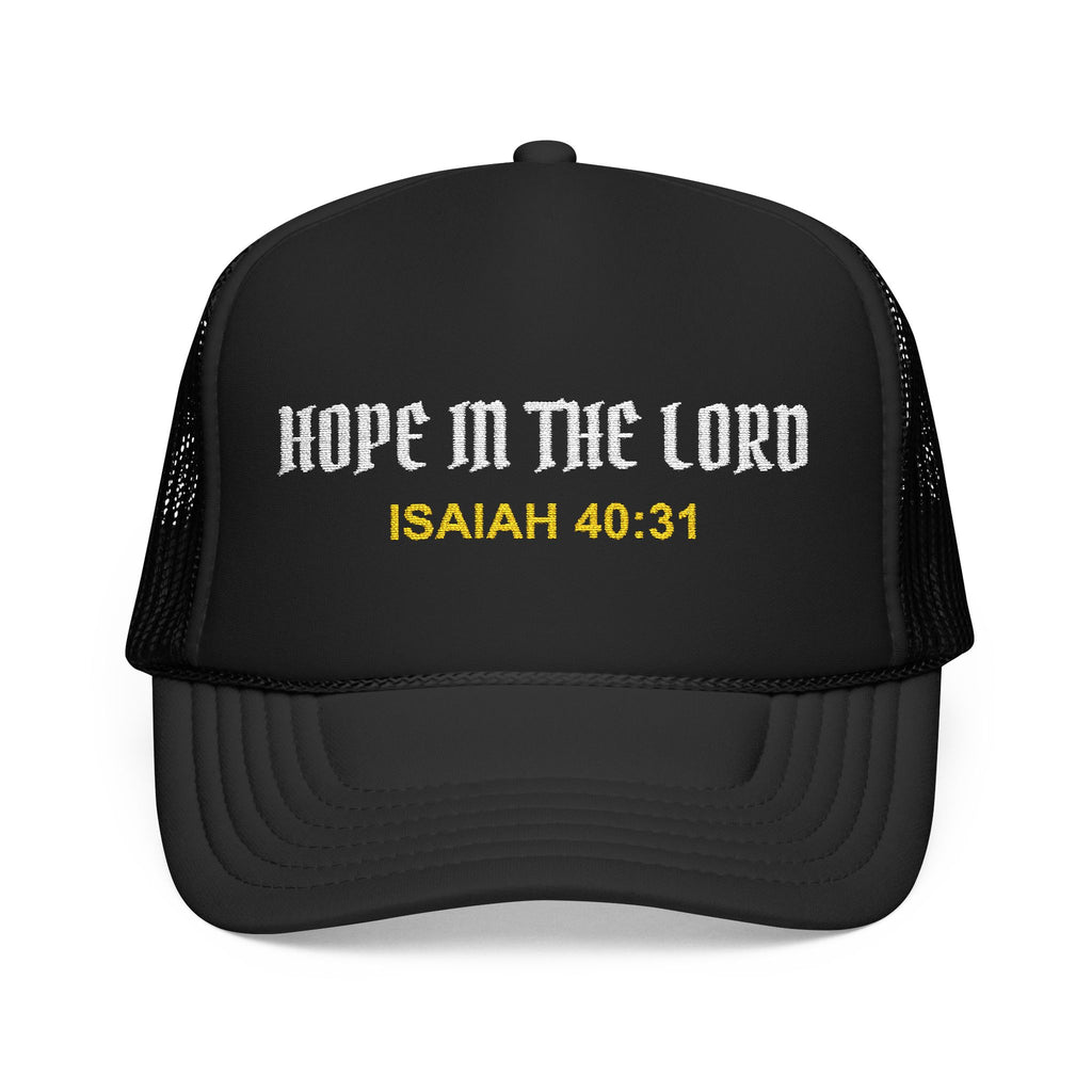 HOPE IN THE LORD Christian Foam Trucker Hat