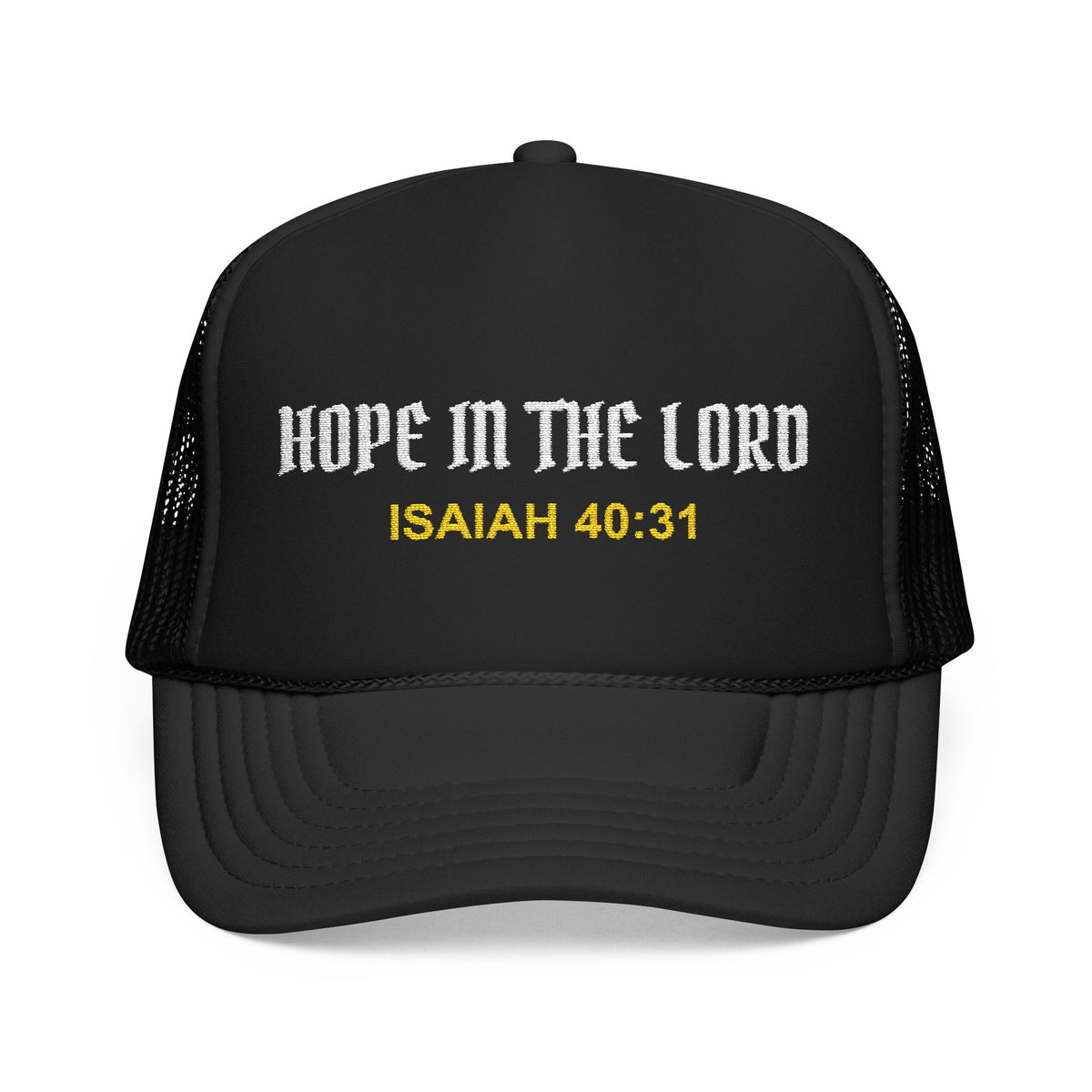 HOPE IN THE LORD Christian Foam Trucker Hat