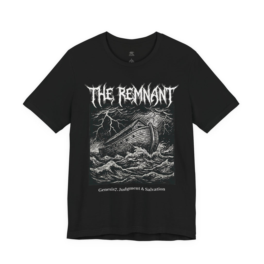 The Remnant Noahs Ark Shirt, Christian Streetwear Graphic Tee, Covenant Judgment Salvation, Gothic Faith T Shirt, Unisex